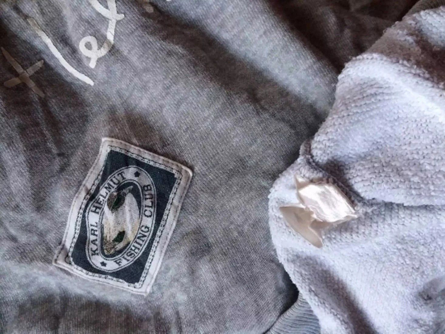 Karl Helmut 💥KARL HELMUT fishing club sweatshirt hip hop rap sweater Size US M / EU 48-50 / 2 - 3 Thumbnail
