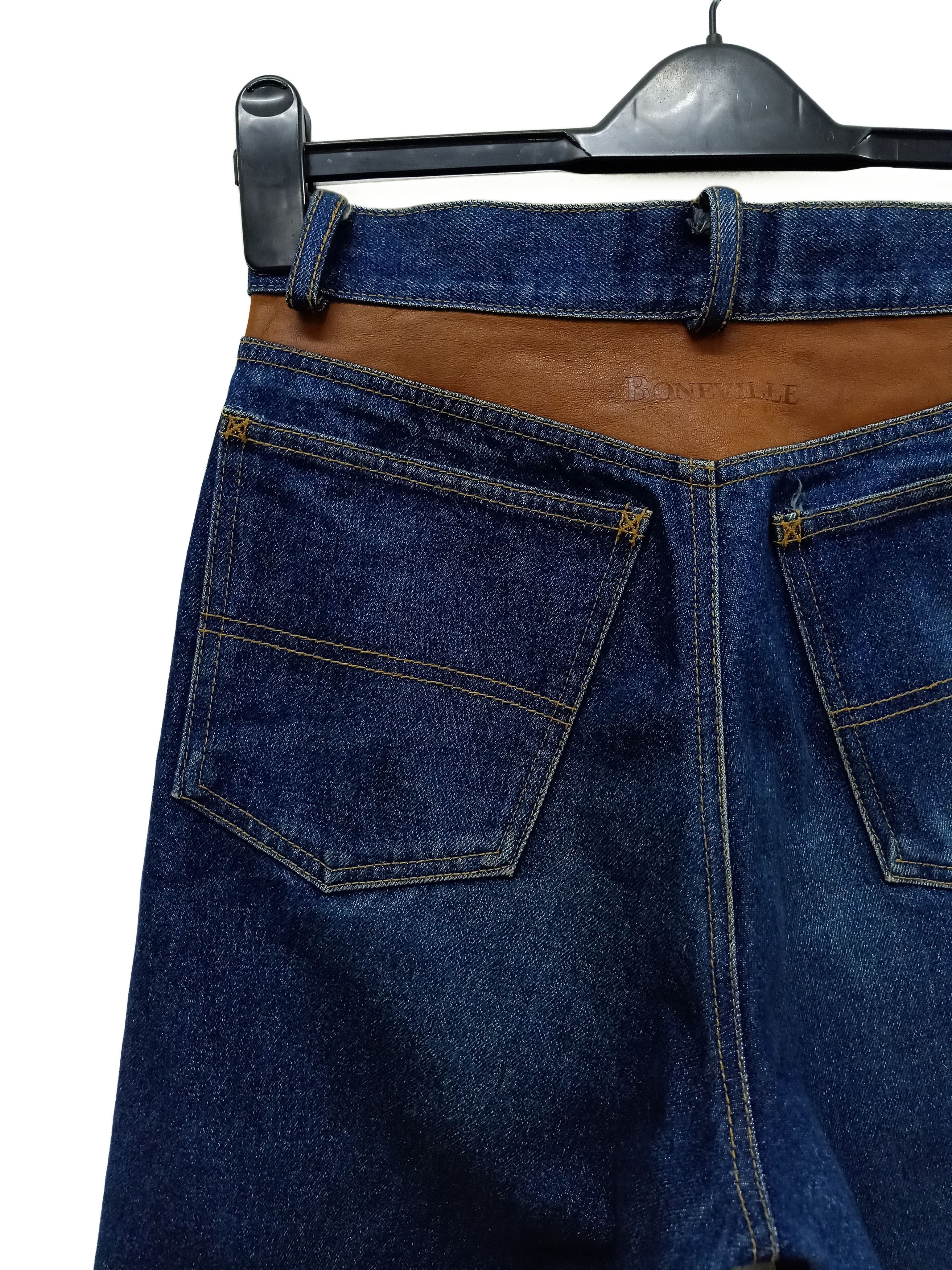 Boneville 🔥C.P. Company Mossimo Osti Boneville Denim Hybrid Leather Size US 28 / EU 44 - 4 Thumbnail