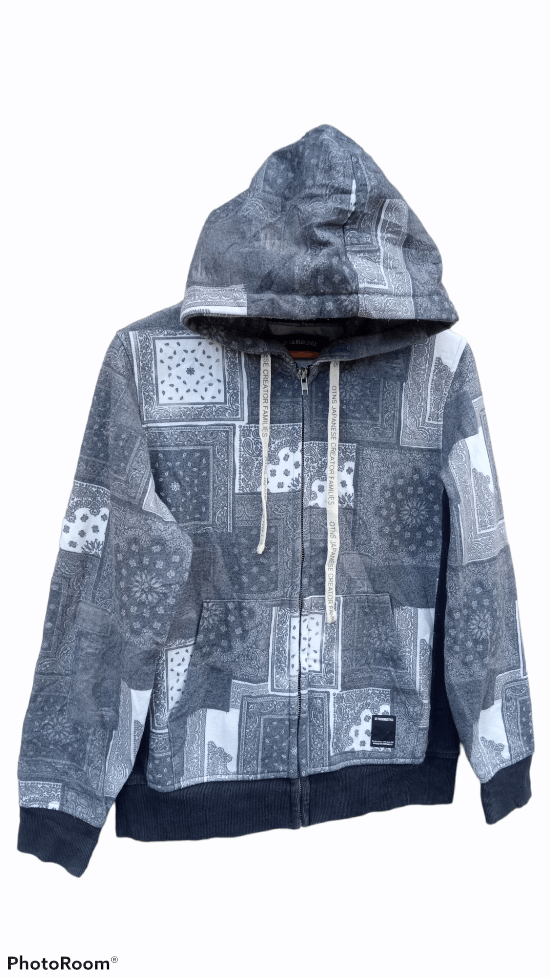Vintage 🔥🔥Of The Neige Style Full Print Paisley Hoodie Jacket Size US S / EU 44-46 / 1 - 2 Thumbnail
