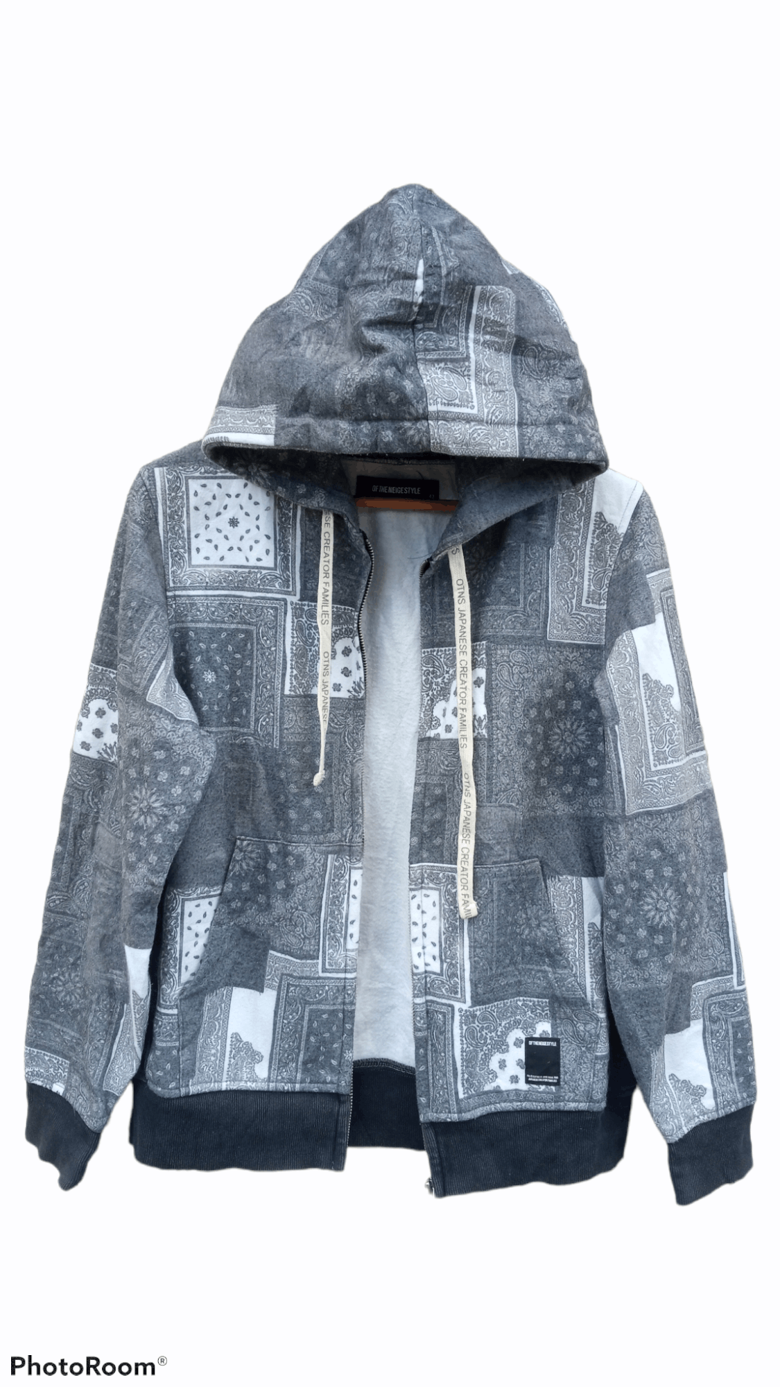 Vintage 🔥🔥Of The Neige Style Full Print Paisley Hoodie Jacket Size US S / EU 44-46 / 1 - 19 Thumbnail