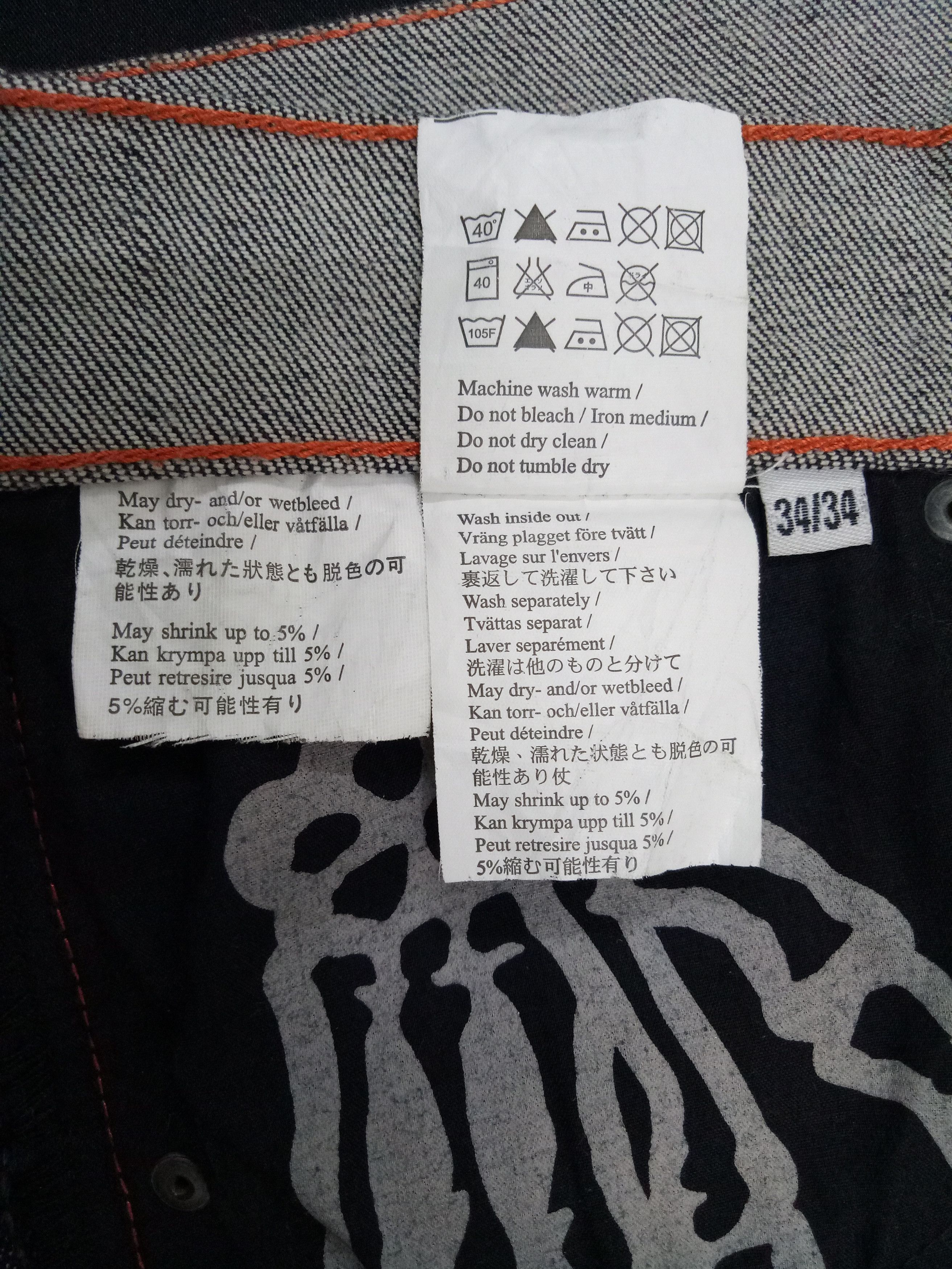 Cheap Monday 🔥🔥🔥Cheap Monday Jeans Rare Design 34x34 Size US 34 / EU 50 - 15 Thumbnail