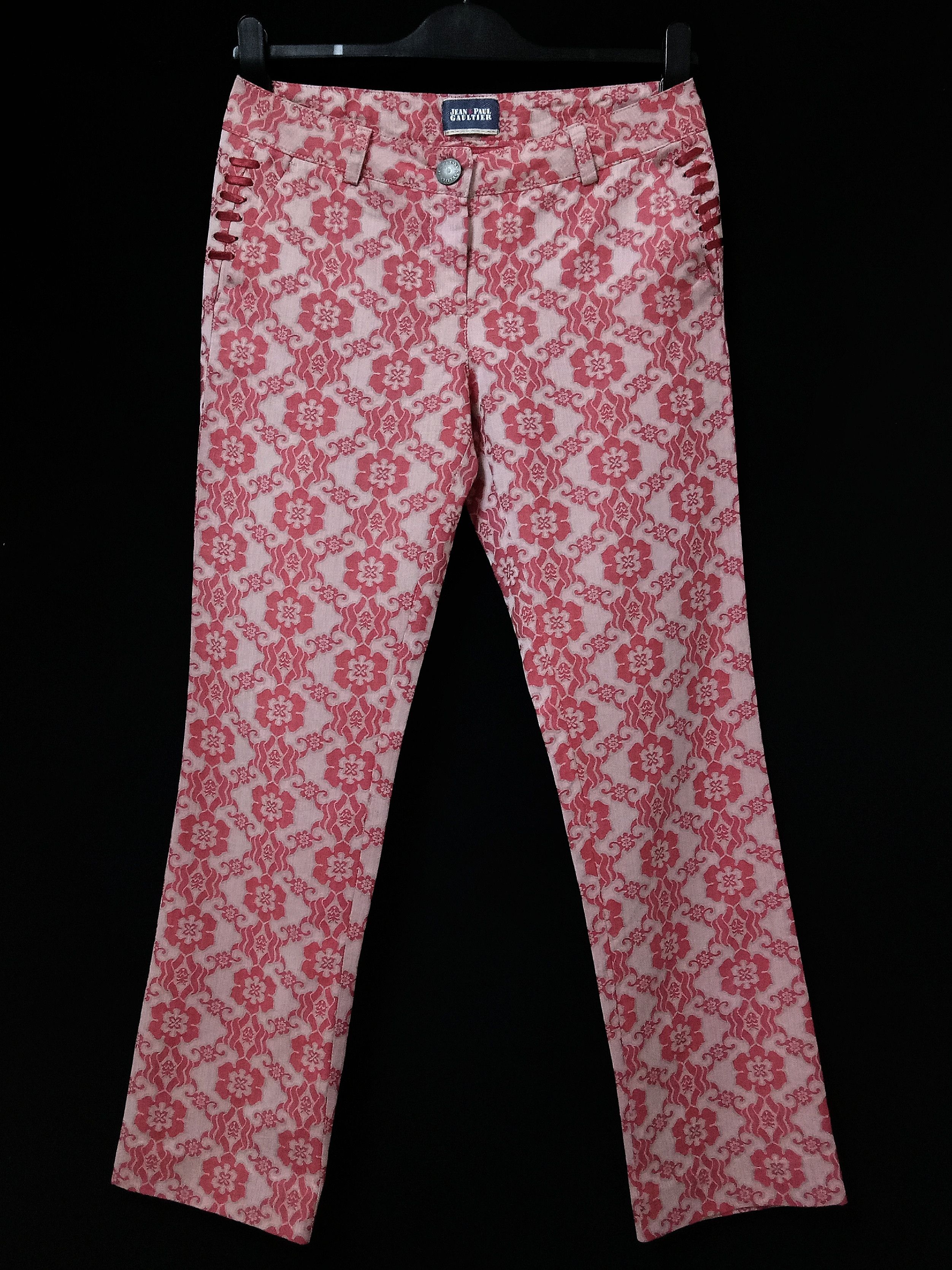 Jean Paul Gaultier 🔥🔥🔥JPG Jean's Paul Gaultier FullPrint Pants Italy Size 30" / US 8 / IT 44 - 6 Thumbnail