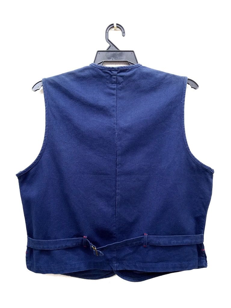 Indigo 🔥🔥🔥Japanese Brand Active Gear Country Outdoor Wear Vest Size US L / EU 52-54 / 3 - 2 Thumbnail