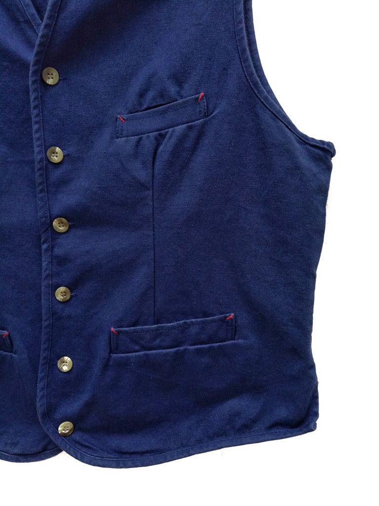 Indigo 🔥🔥🔥Japanese Brand Active Gear Country Outdoor Wear Vest Size US L / EU 52-54 / 3 - 9 Thumbnail