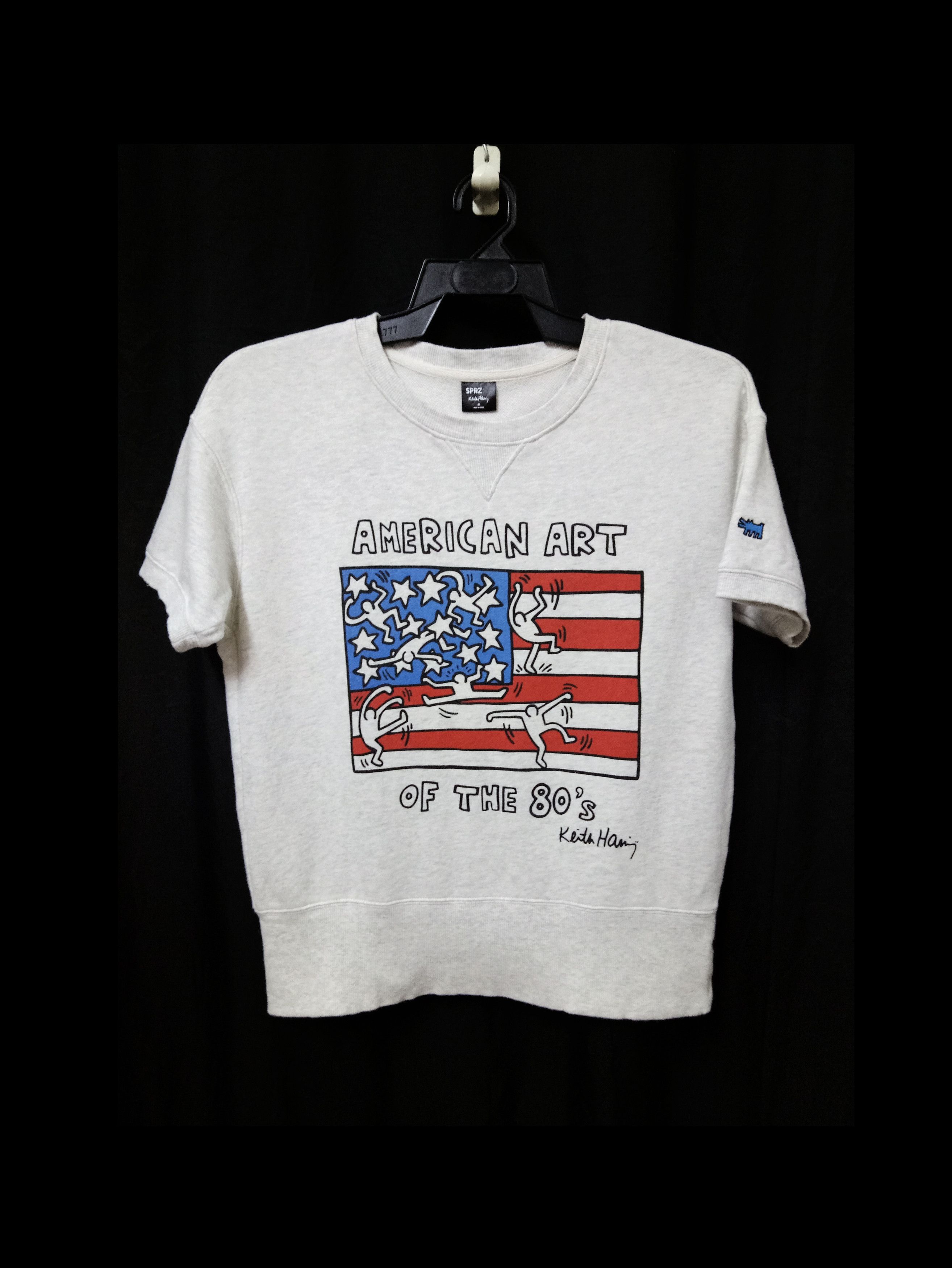 Japanese Brand 🔥🔥🔥KEITH HARING American Pop Art Short Sleeve Sweatshirt Size US M / EU 48-50 / 2 - 1 Thumbnail