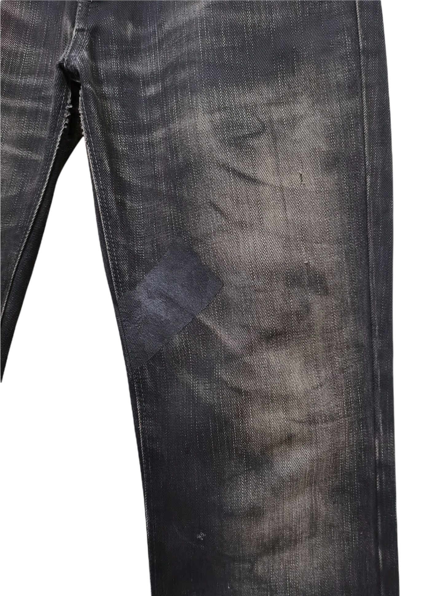 Black Barrett 🔥🔥🔥Black Barrett by Neil Barrett Disstressed Punk Jeans Size US 32 / EU 48 - 3 Thumbnail