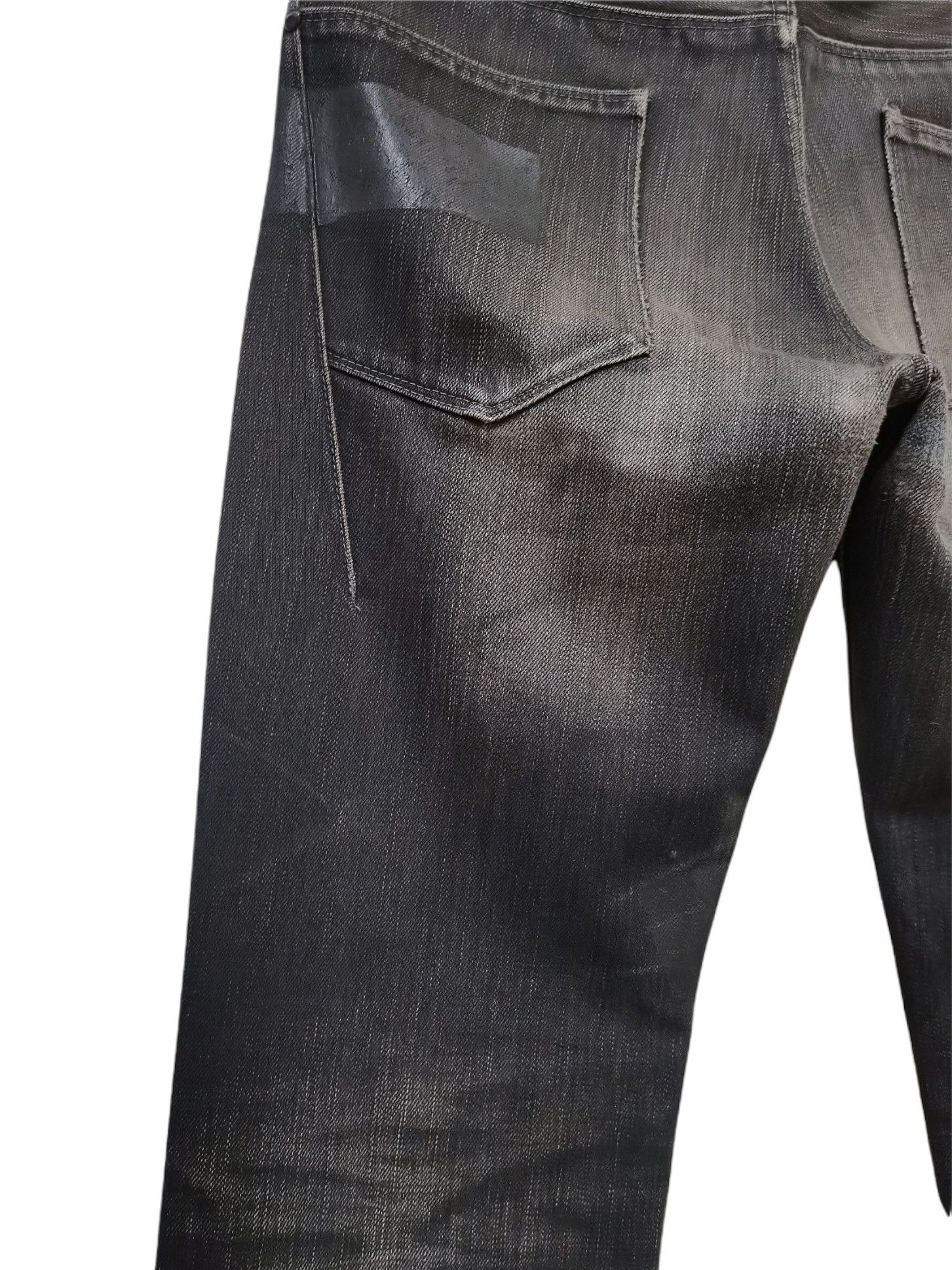 Black Barrett 🔥🔥🔥Black Barrett by Neil Barrett Disstressed Punk Jeans Size US 32 / EU 48 - 19 Thumbnail