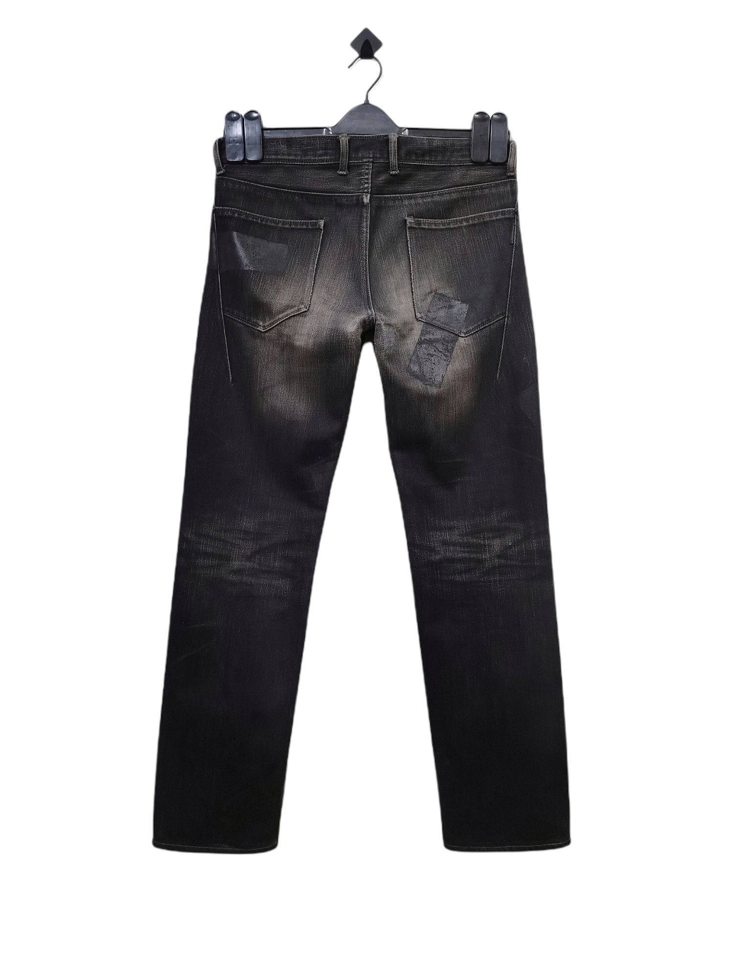 Black Barrett 🔥🔥🔥Black Barrett by Neil Barrett Disstressed Punk Jeans Size US 32 / EU 48 - 11 Thumbnail