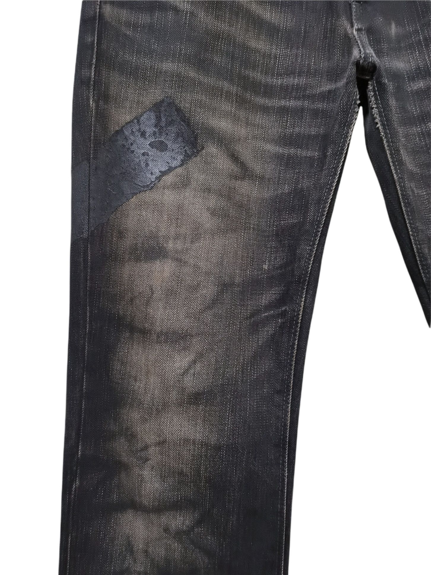 Black Barrett 🔥🔥🔥Black Barrett by Neil Barrett Disstressed Punk Jeans Size US 32 / EU 48 - 6 Thumbnail