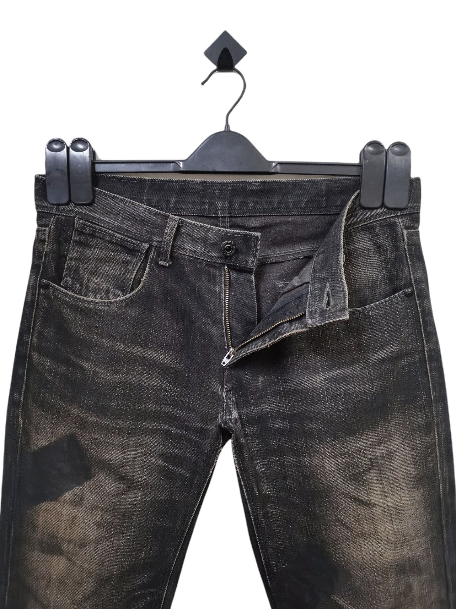 Black Barrett 🔥🔥🔥Black Barrett by Neil Barrett Disstressed Punk Jeans Size US 32 / EU 48 - 8 Thumbnail
