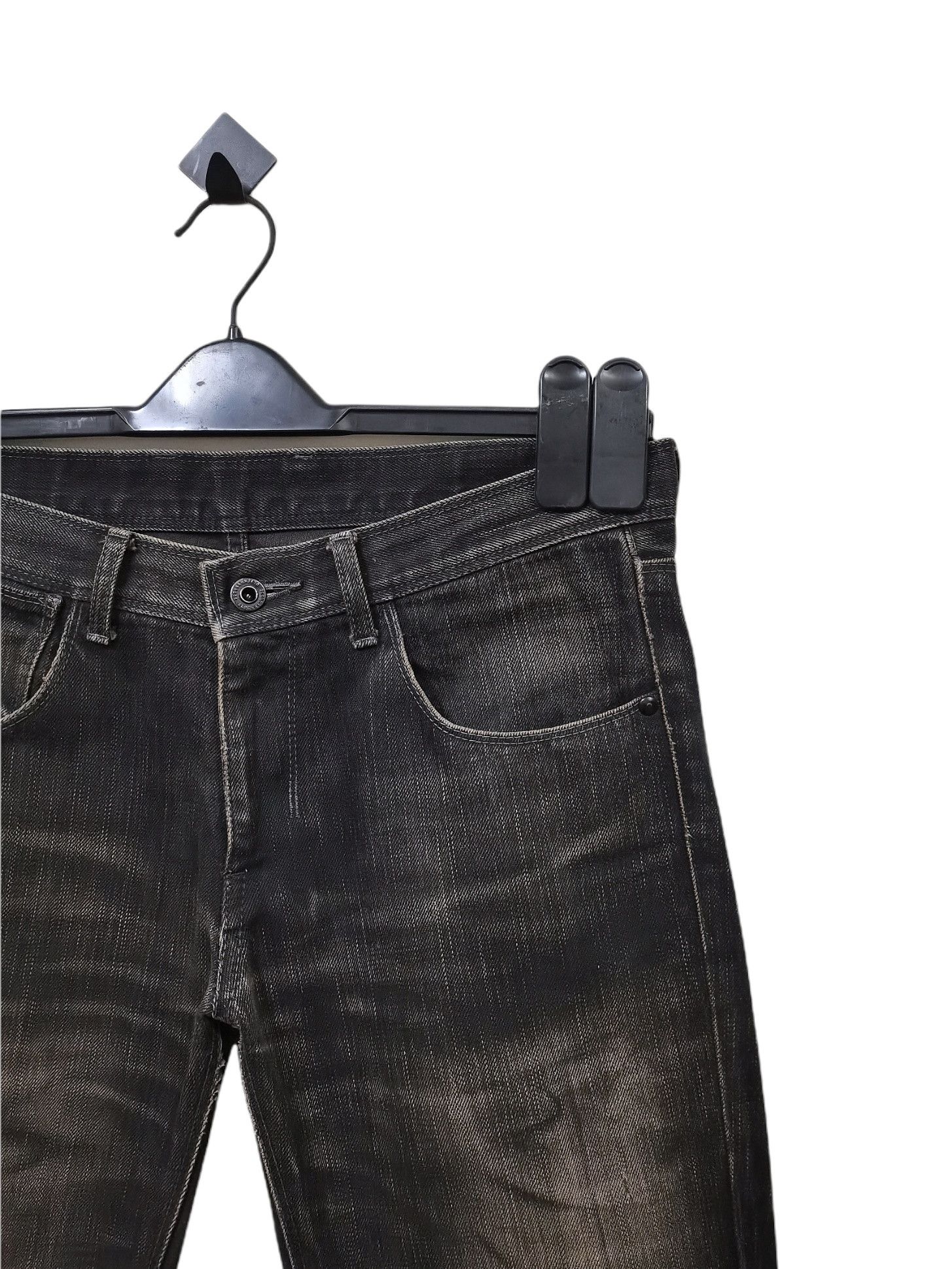 Black Barrett 🔥🔥🔥Black Barrett by Neil Barrett Disstressed Punk Jeans Size US 32 / EU 48 - 2 Thumbnail