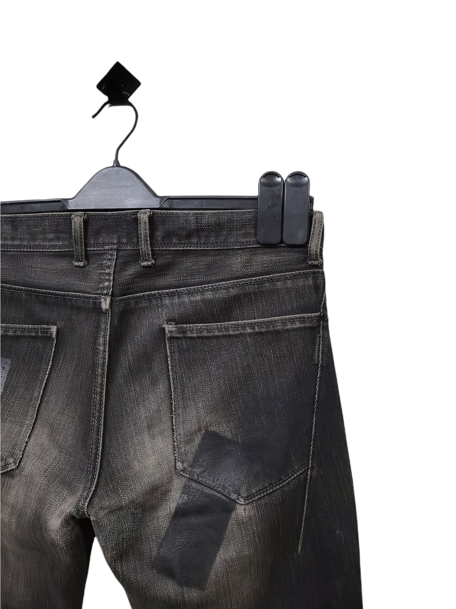 Black Barrett 🔥🔥🔥Black Barrett by Neil Barrett Disstressed Punk Jeans Size US 32 / EU 48 - 12 Thumbnail