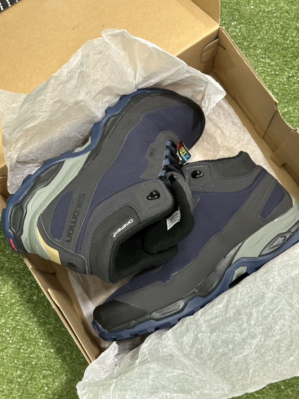 Carhartt × Salomon 🚨NEW Salomon X Carhartt WIP shelter CSWP black phantom boots Size US 9.5 / EU 42-43 - 7 Thumbnail