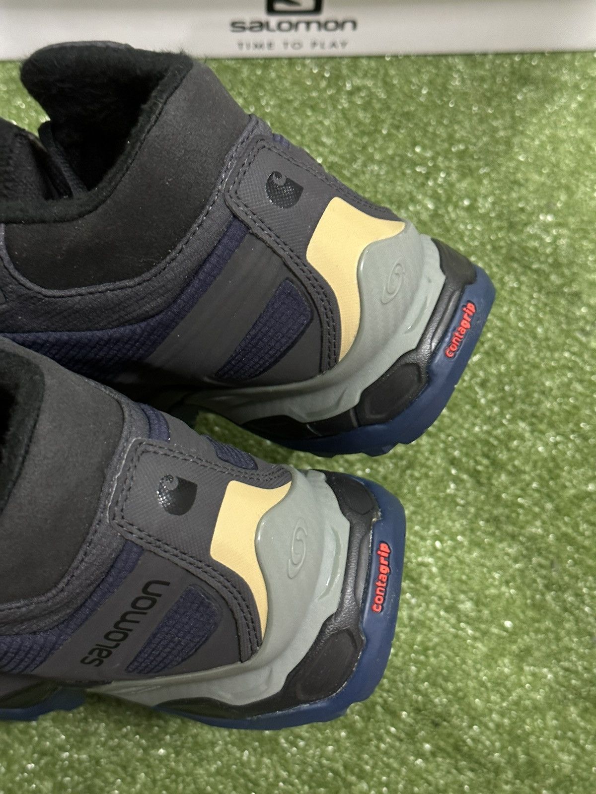 Carhartt × Salomon 🚨NEW Salomon X Carhartt WIP shelter CSWP black phantom boots Size US 9.5 / EU 42-43 - 2 Thumbnail
