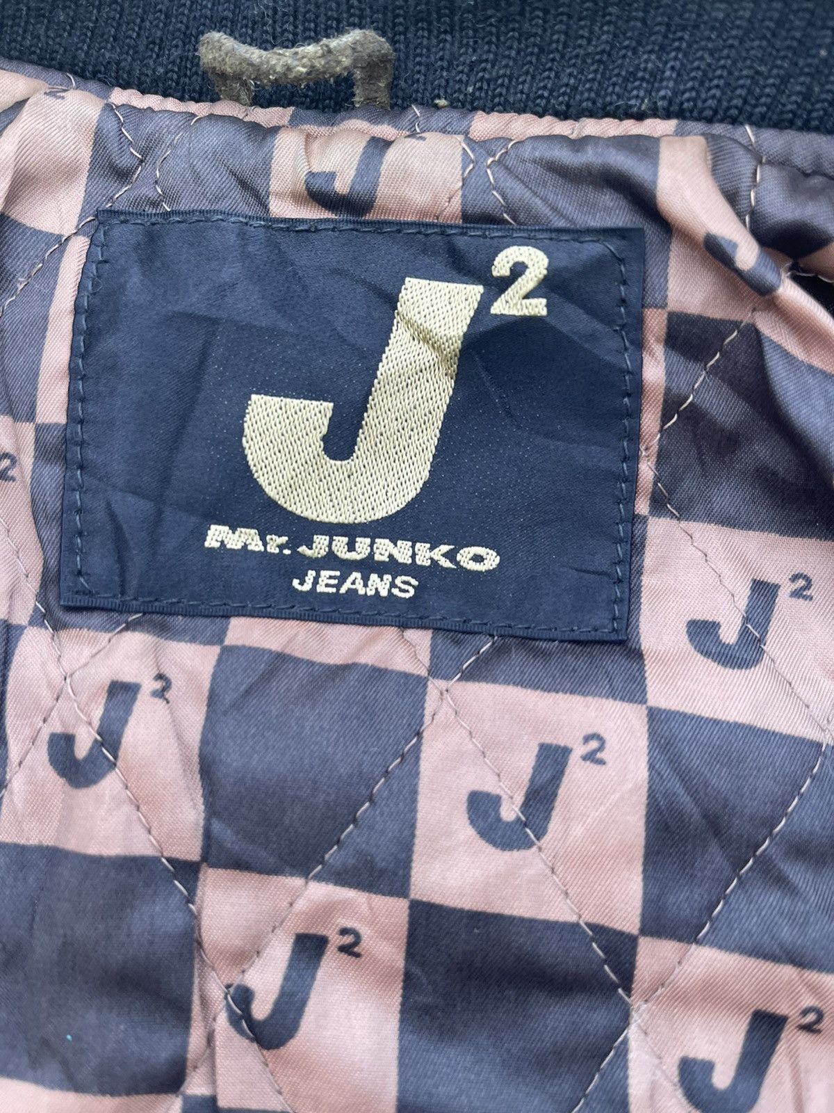 Genuine Leather × Japanese Brand Vintage Mr.Junko all leather varsity jacket Size US M / EU 48-50 / 2 - 12 Thumbnail