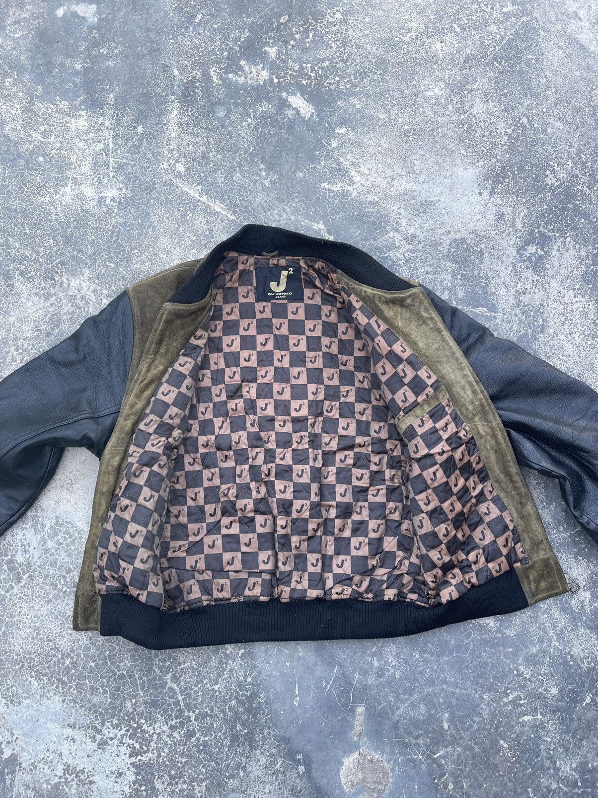 Genuine Leather × Japanese Brand Vintage Mr.Junko all leather varsity jacket Size US M / EU 48-50 / 2 - 9 Thumbnail