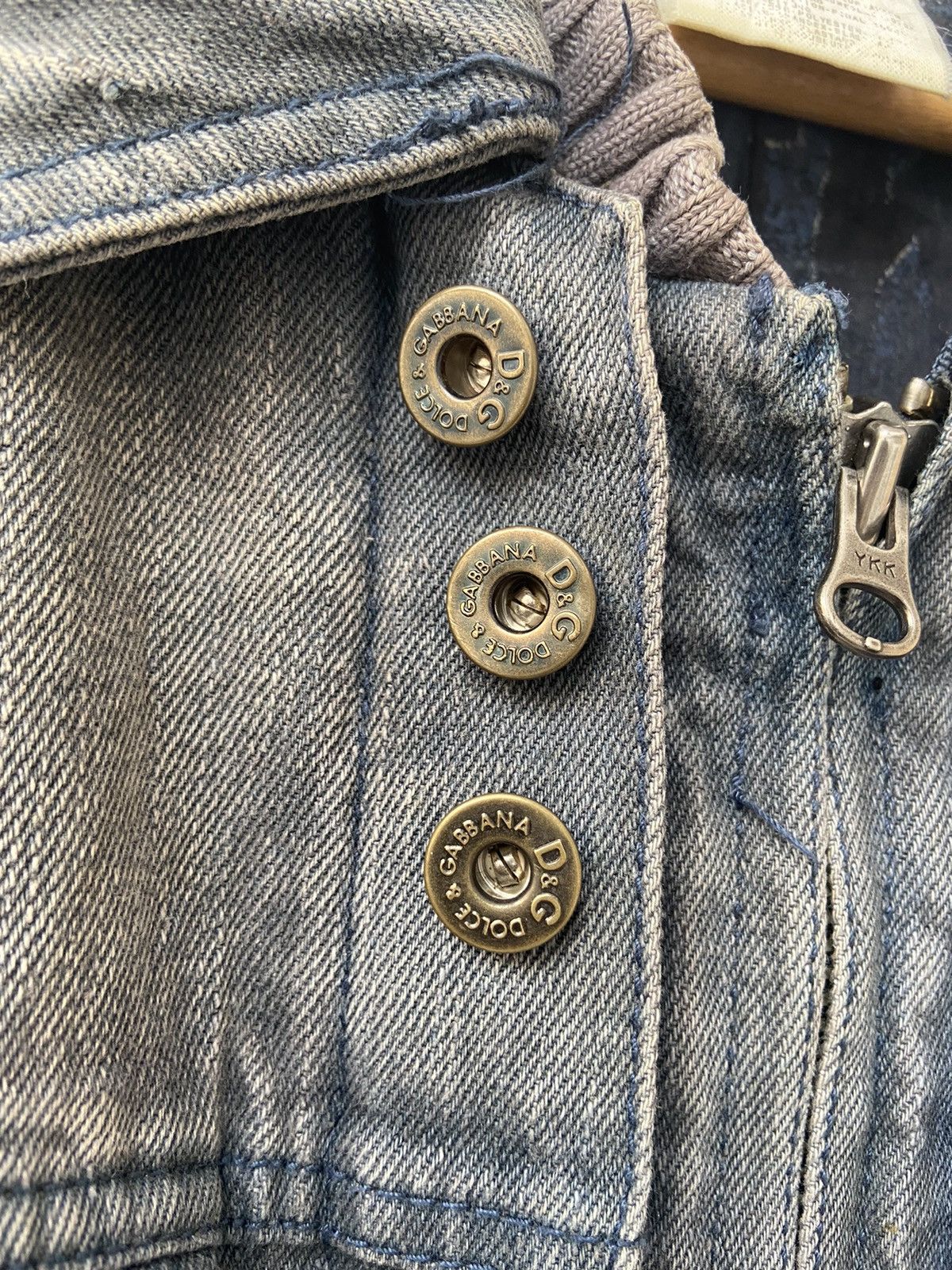 Dolce & Gabbana Archive 80’s D&G Big Logo Sailing Denim jacket Size US M / EU 48-50 / 2 - 5 Thumbnail