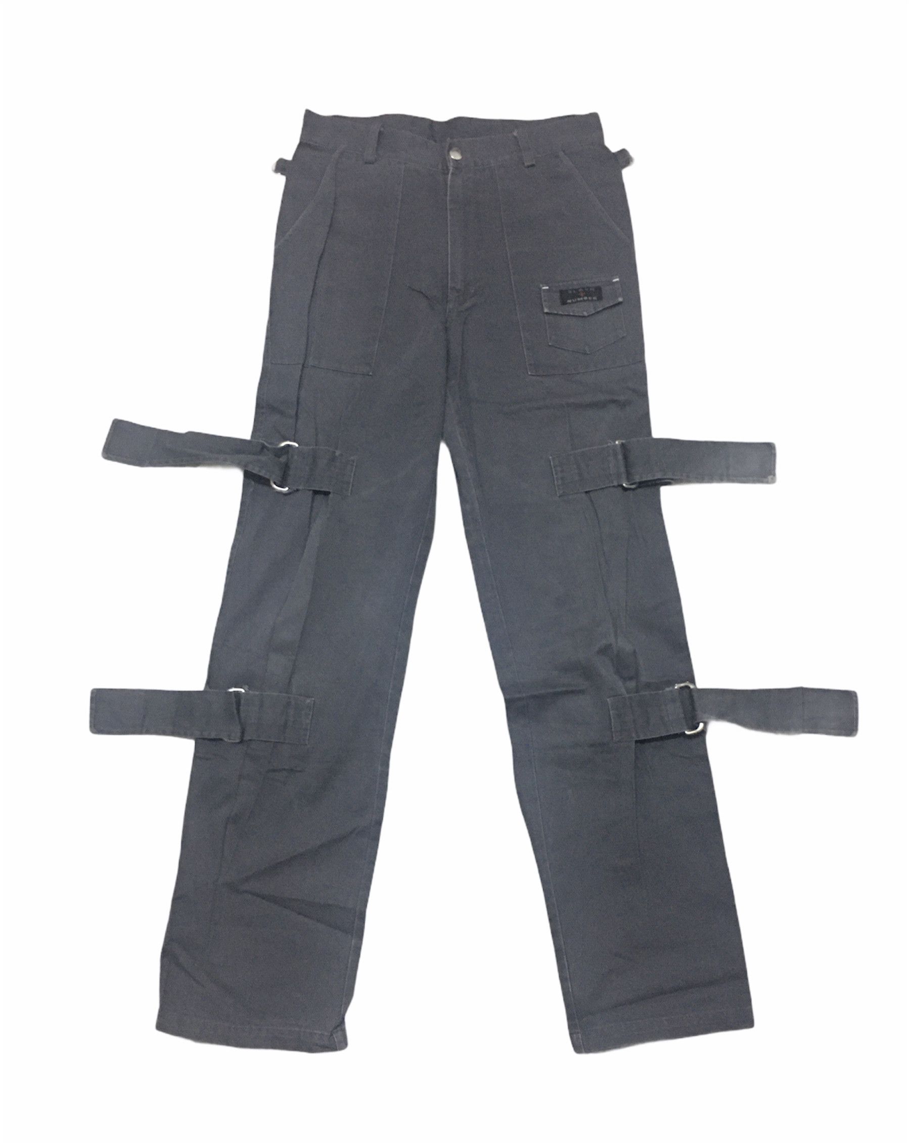 Japanese Brand Slash Number Bondage Parachute Streetwear Pants Size US 30 / EU 46 - 1 Thumbnail