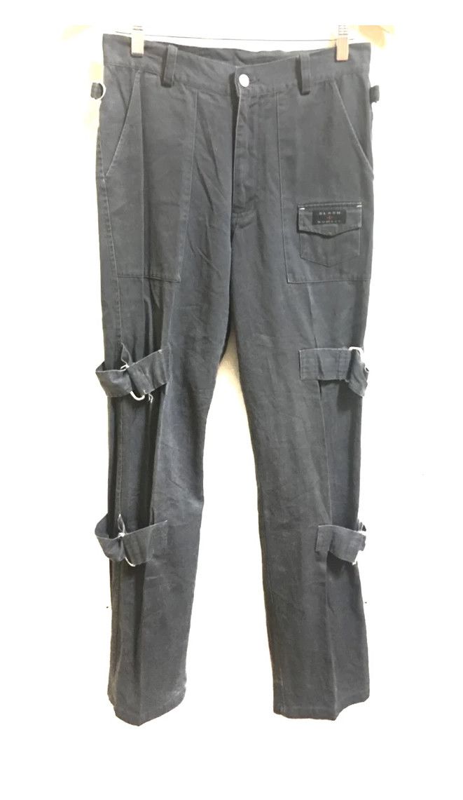 Japanese Brand Slash Number Bondage Parachute Streetwear Pants Size US 30 / EU 46 - 2 Thumbnail
