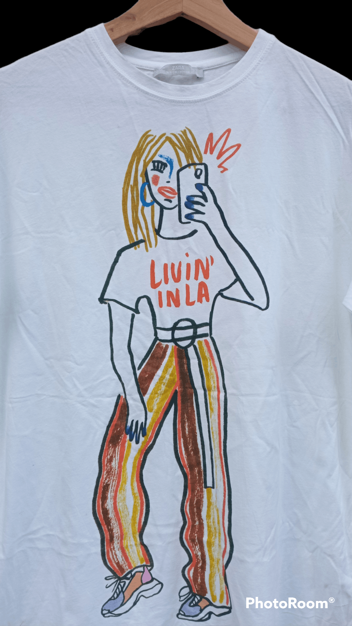 Japanese Brand × Zara 🔥🔥Zara Living In LA Fashion Artwork T-Shirt Size US M / EU 48-50 / 2 - 16 Thumbnail