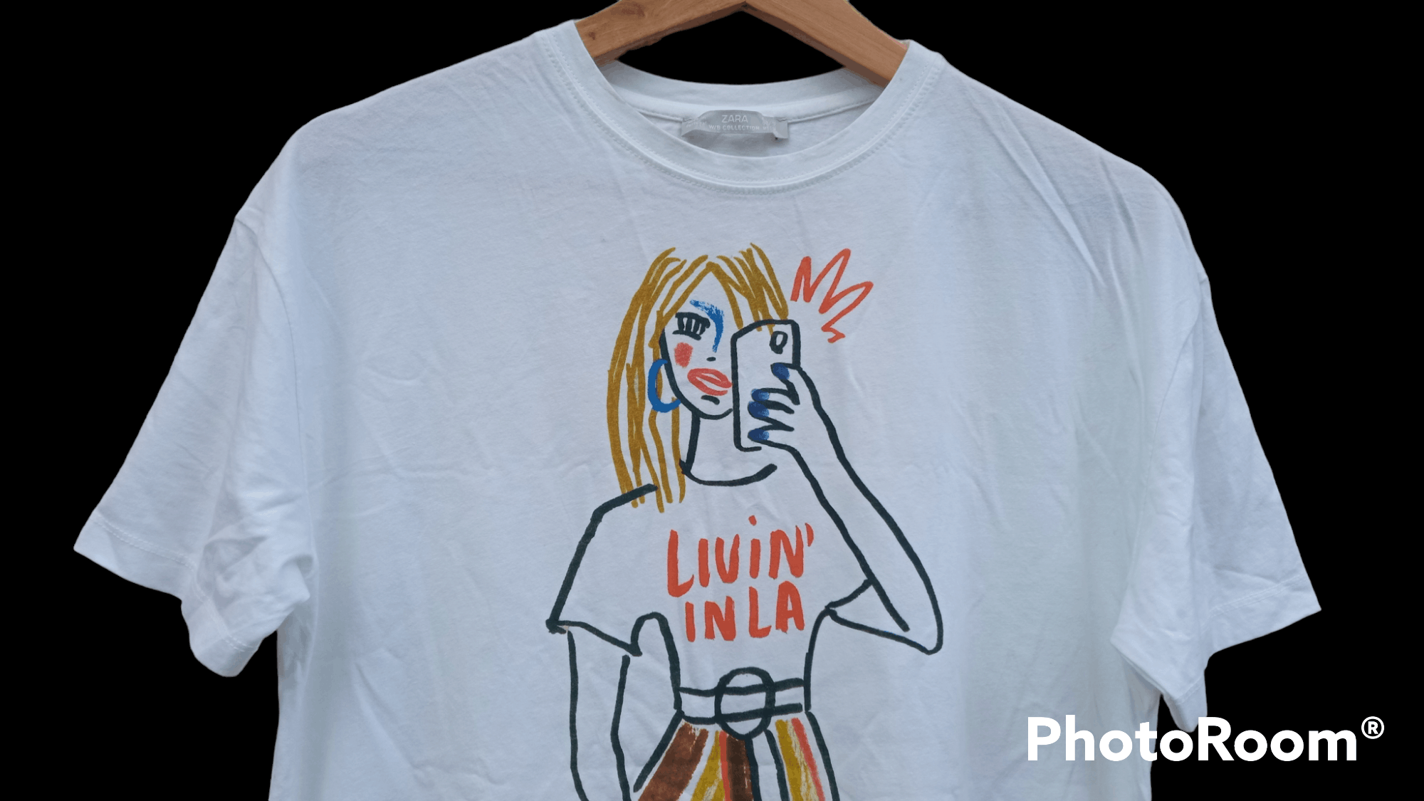 Japanese Brand × Zara 🔥🔥Zara Living In LA Fashion Artwork T-Shirt Size US M / EU 48-50 / 2 - 12 Thumbnail