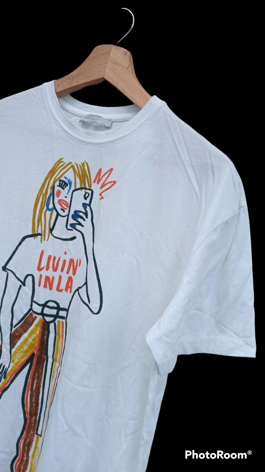 Japanese Brand × Zara 🔥🔥Zara Living In LA Fashion Artwork T-Shirt Size US M / EU 48-50 / 2 - 9 Thumbnail