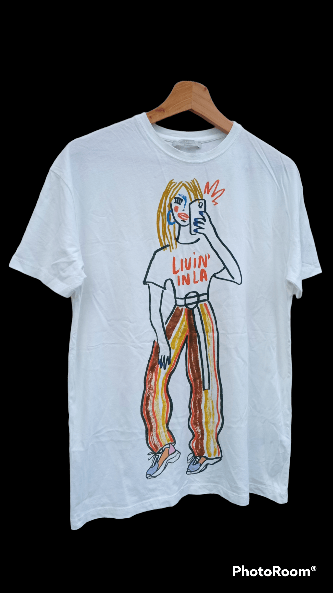 Japanese Brand × Zara 🔥🔥Zara Living In LA Fashion Artwork T-Shirt Size US M / EU 48-50 / 2 - 2 Thumbnail