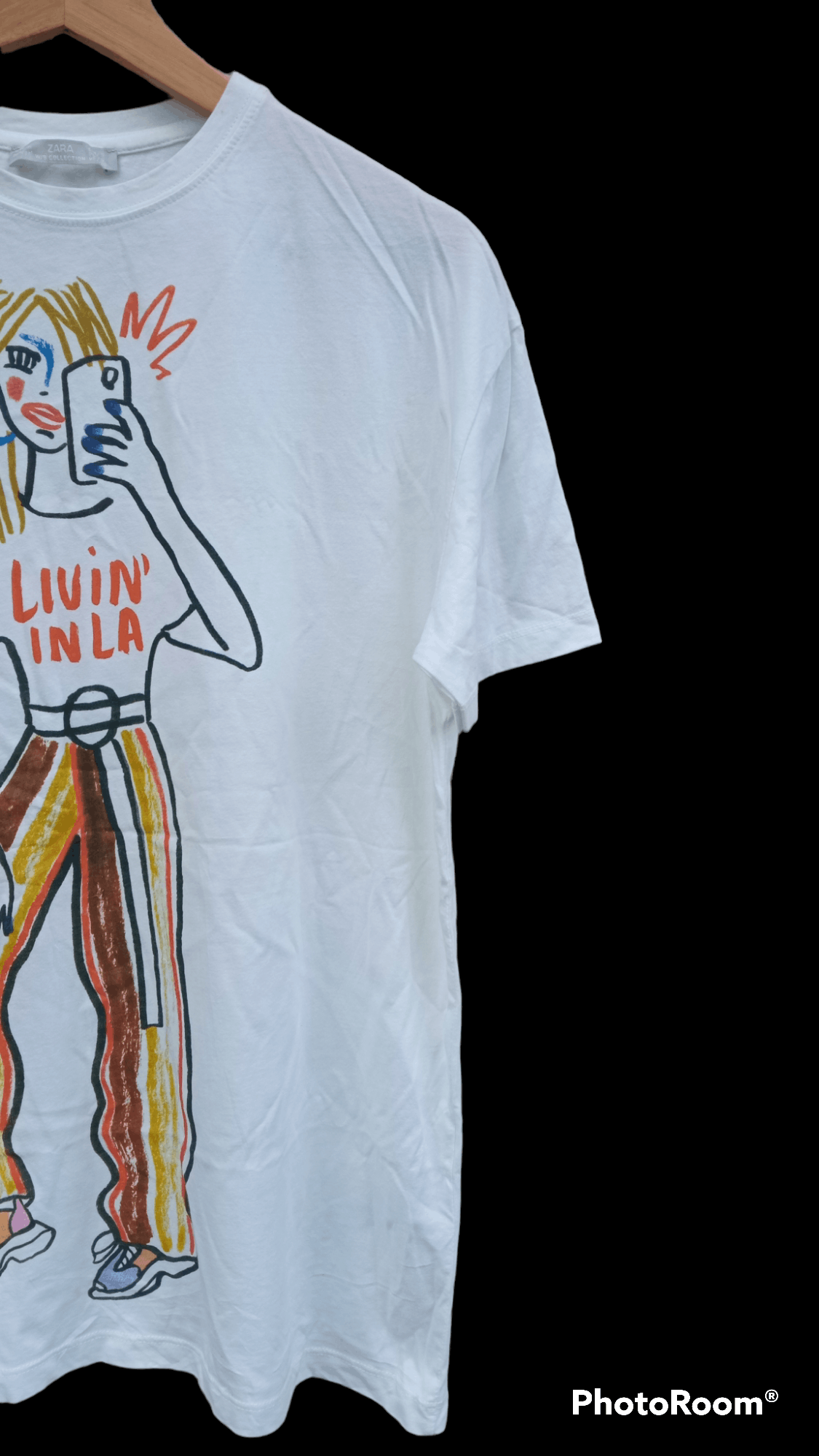 Japanese Brand × Zara 🔥🔥Zara Living In LA Fashion Artwork T-Shirt Size US M / EU 48-50 / 2 - 5 Thumbnail