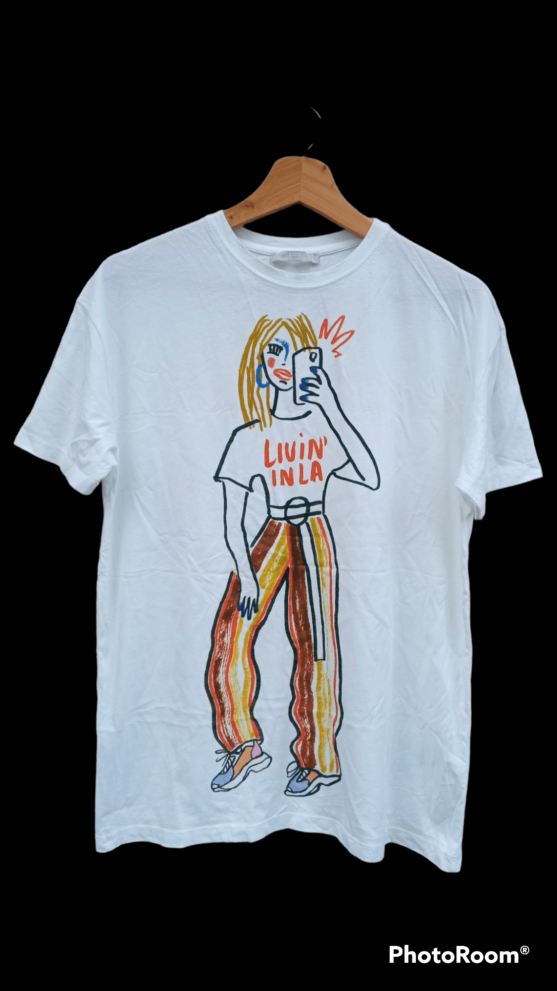Japanese Brand × Zara 🔥🔥Zara Living In LA Fashion Artwork T-Shirt Size US M / EU 48-50 / 2 - 1 Thumbnail