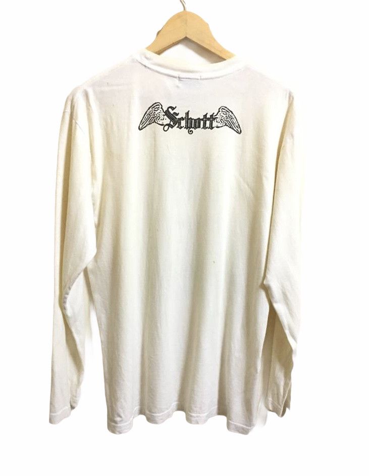 Schott RaRe Schott Long Sleeve Nice Skull Logo Size US L / EU 52-54 / 3 - 3 Thumbnail