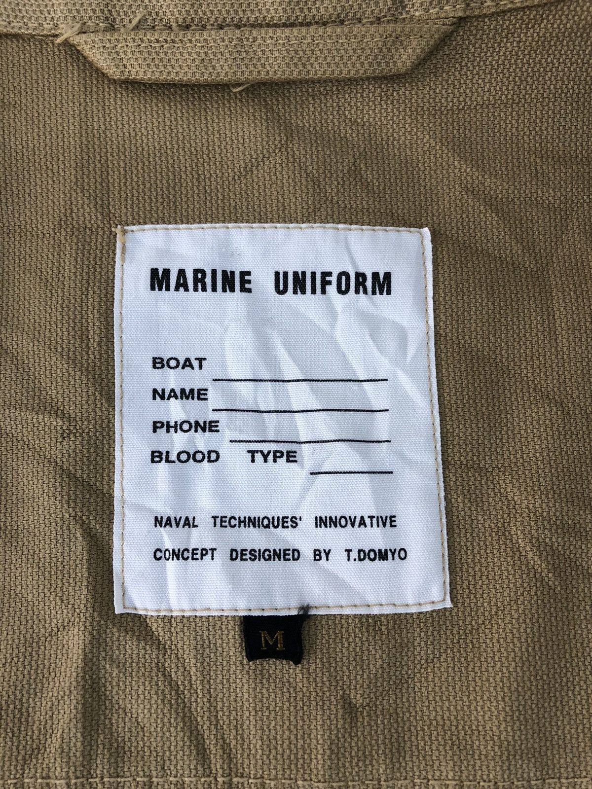 Vintage Vintage Military Marine Uniform Designed By T. Domyo Size US M / EU 48-50 / 2 - 3 Thumbnail