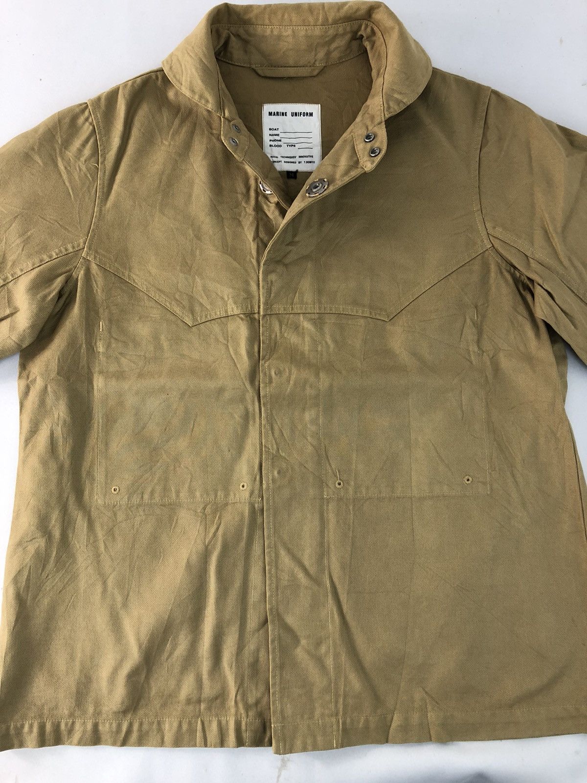 Vintage Vintage Military Marine Uniform Designed By T. Domyo Size US M / EU 48-50 / 2 - 9 Thumbnail