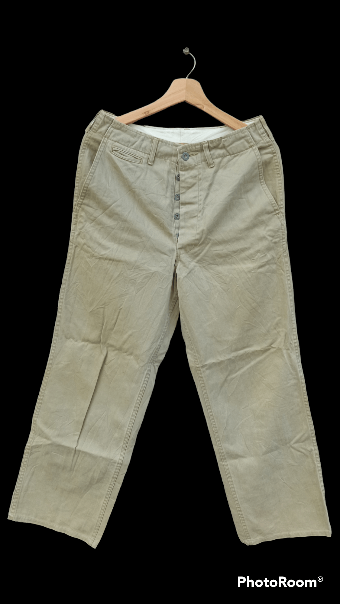 Japanese Brand × Vintage 🔥🔥Vintage Bobson US Army Chinos Khakis Trousers Pants Size US 29 - 1 Thumbnail