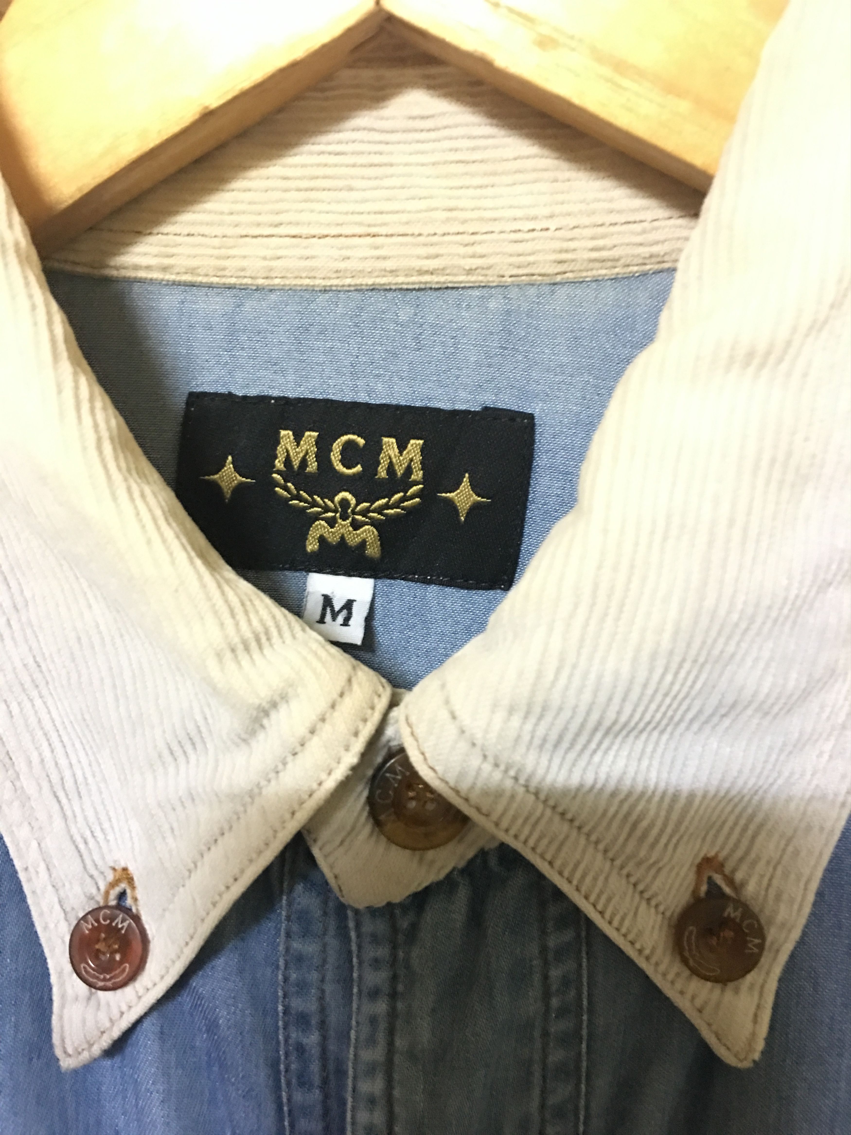MCM Vintage MCM Embroidered Long Shirts Button Ups Design Size US M / EU 48-50 / 2 - 6 Thumbnail