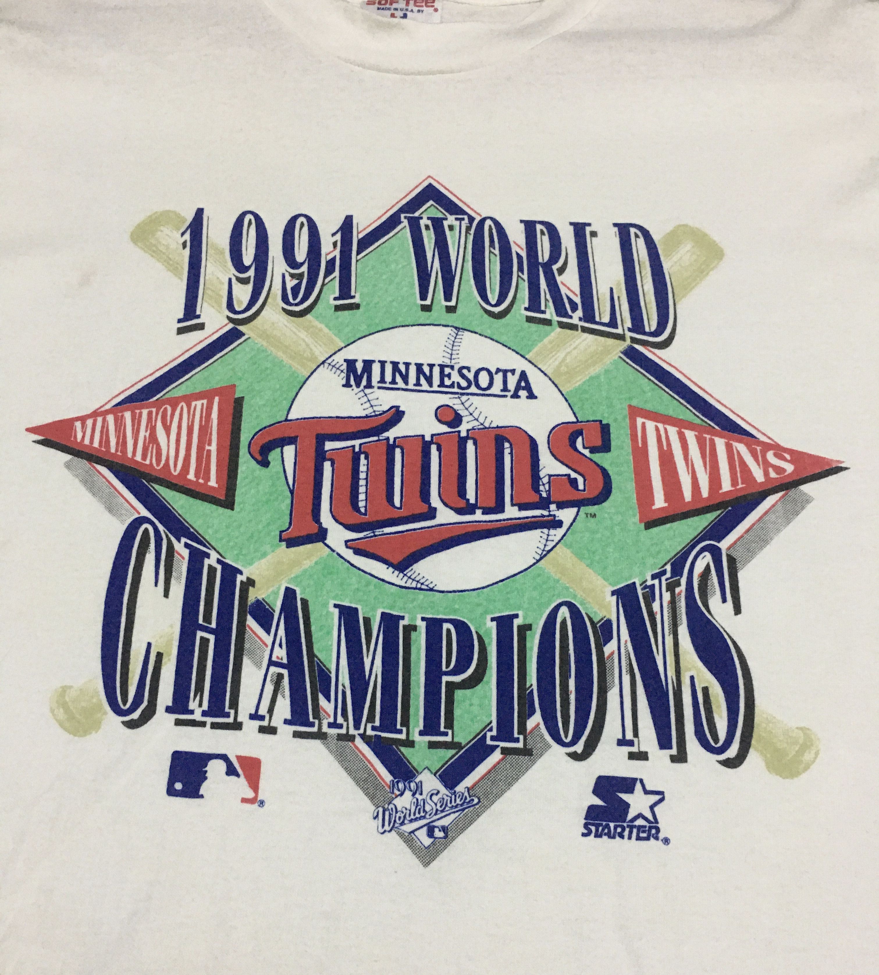 MLB 1991 Minnesota Championship World Series Tee Size US M / EU 48-50 / 2 - 4 Thumbnail