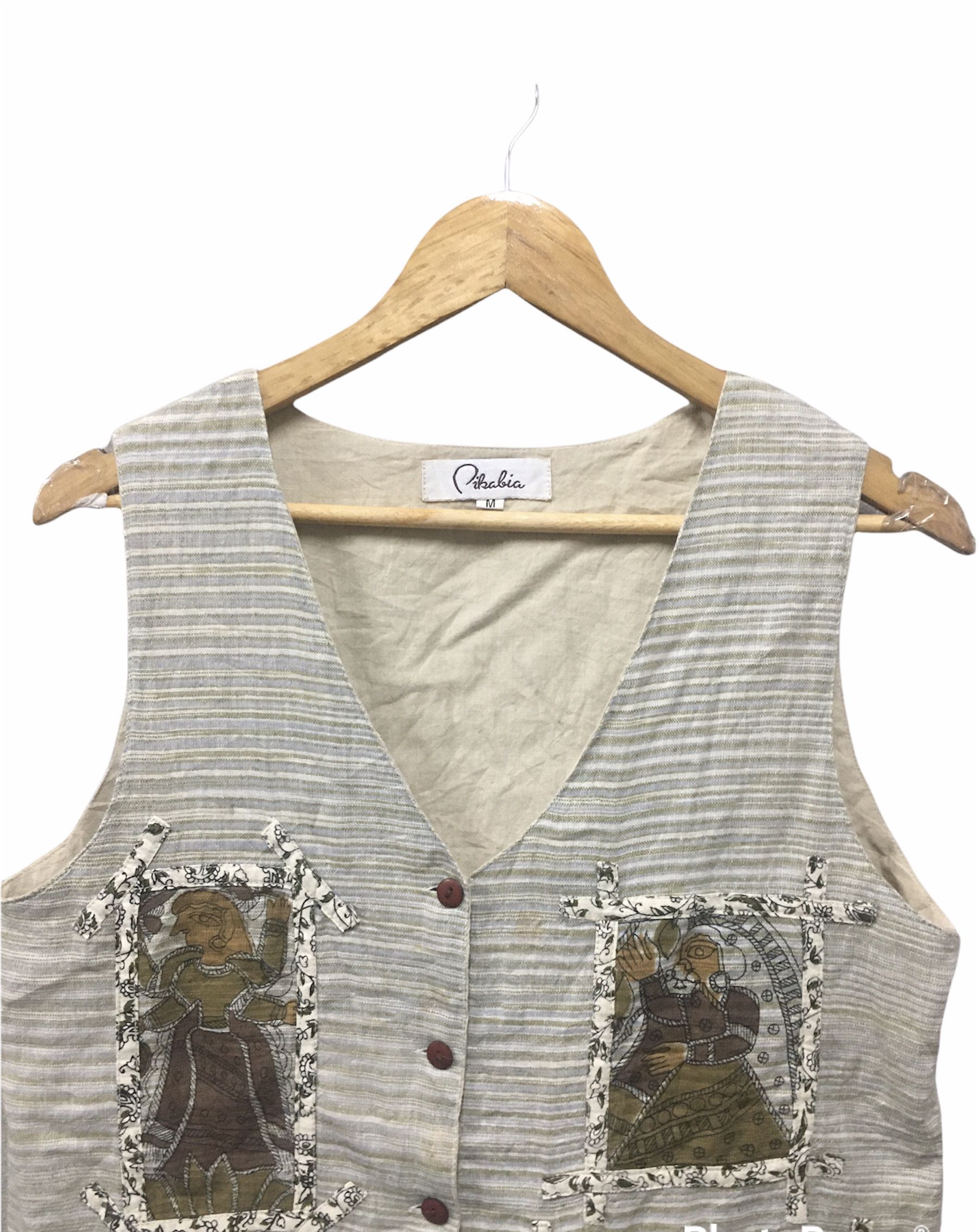 Japanese Brand × Vintage Vintage Vest Patchwork Style Inspired Kapital Size 34R - 2 Thumbnail