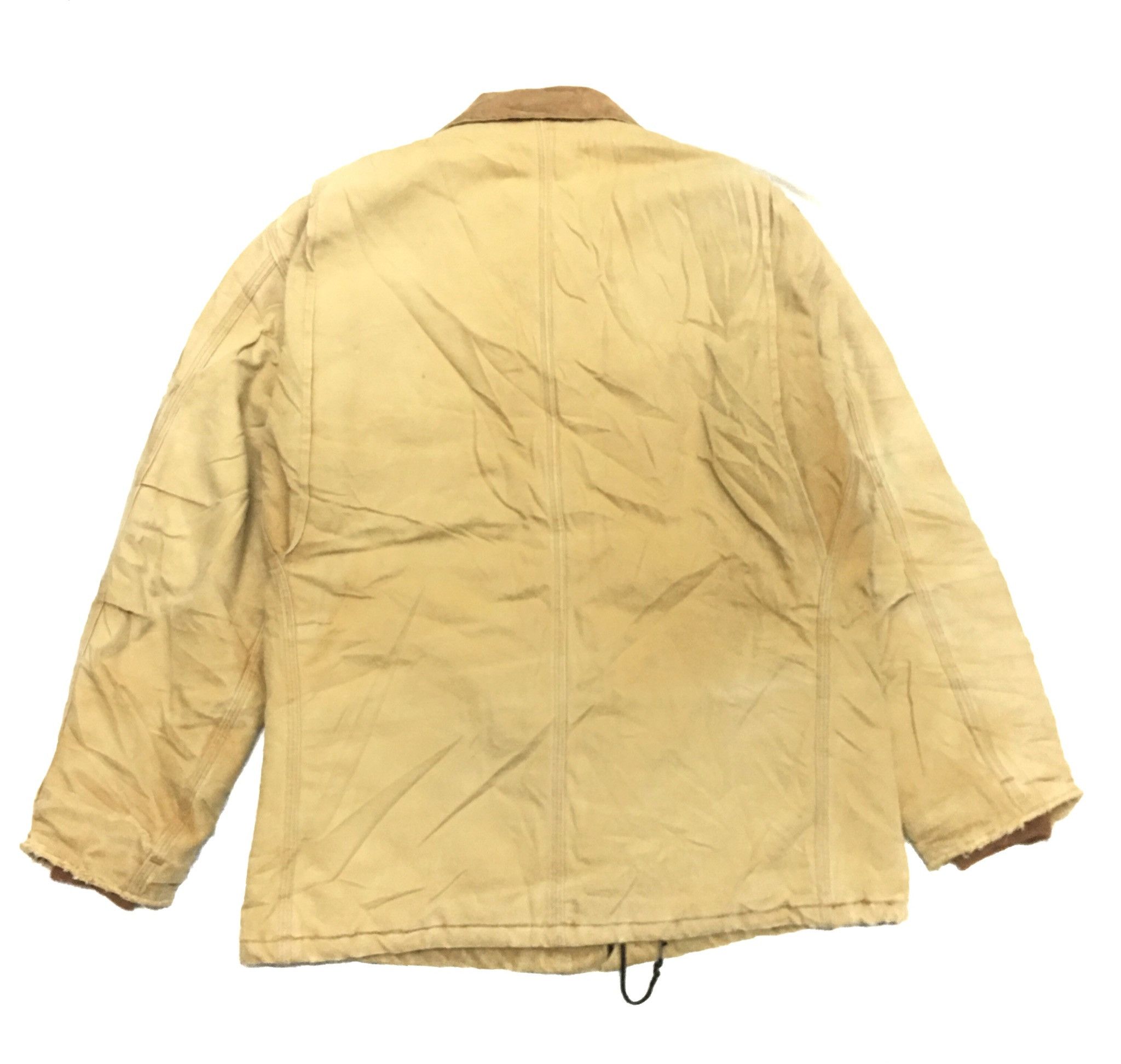 Carhartt Crazy distressed Vintage 90s Carhartt Canvas work jacket Size US L / EU 52-54 / 3 - 8 Thumbnail