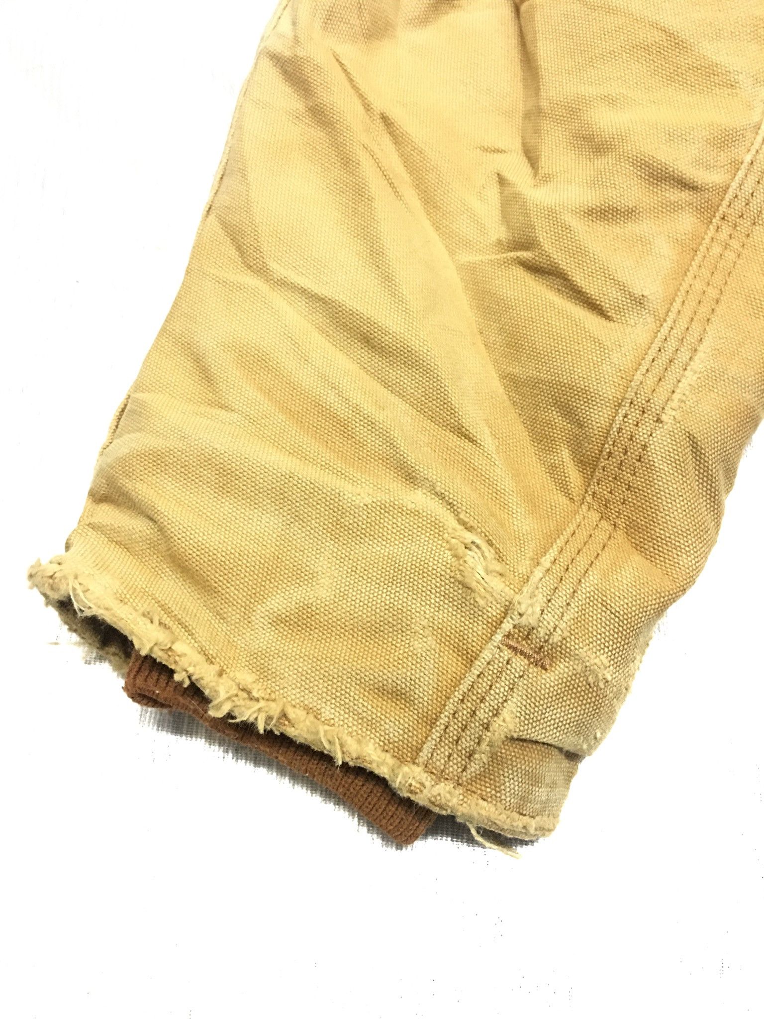 Carhartt Crazy distressed Vintage 90s Carhartt Canvas work jacket Size US L / EU 52-54 / 3 - 9 Thumbnail