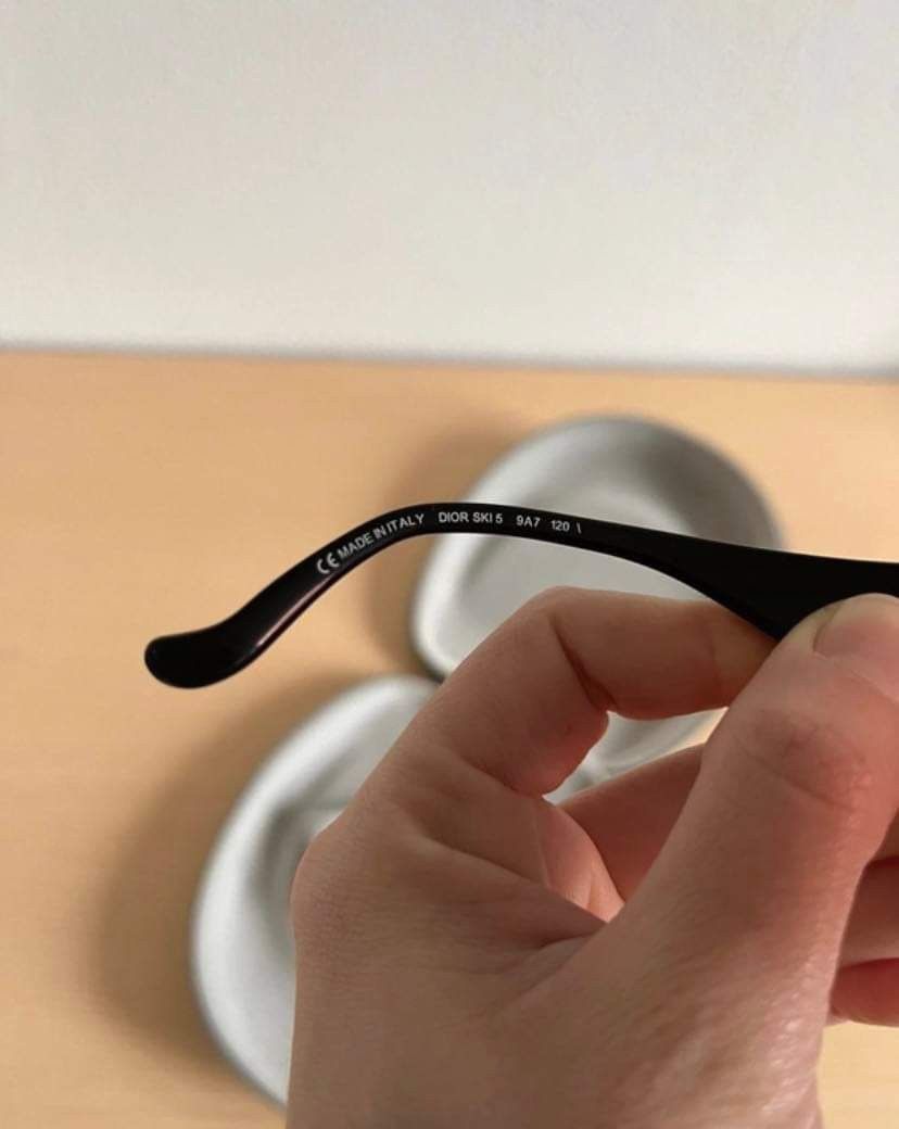 Dior Dior Ski 5 in Red lens black body Size ONE SIZE - 9 Thumbnail