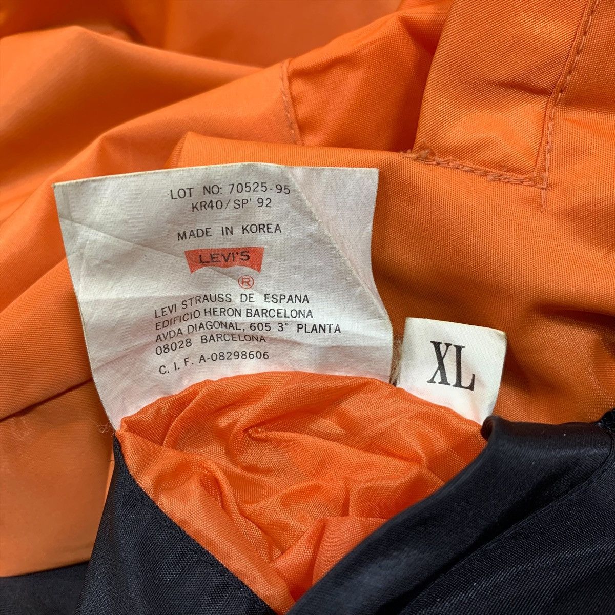 Levi's × Levi's Vintage Clothing × Vintage LEVIS Strauss Usa 1850 Worker Zipper Bomber Flight Jacket Size US XL / EU 56 / 4 - 11 Thumbnail