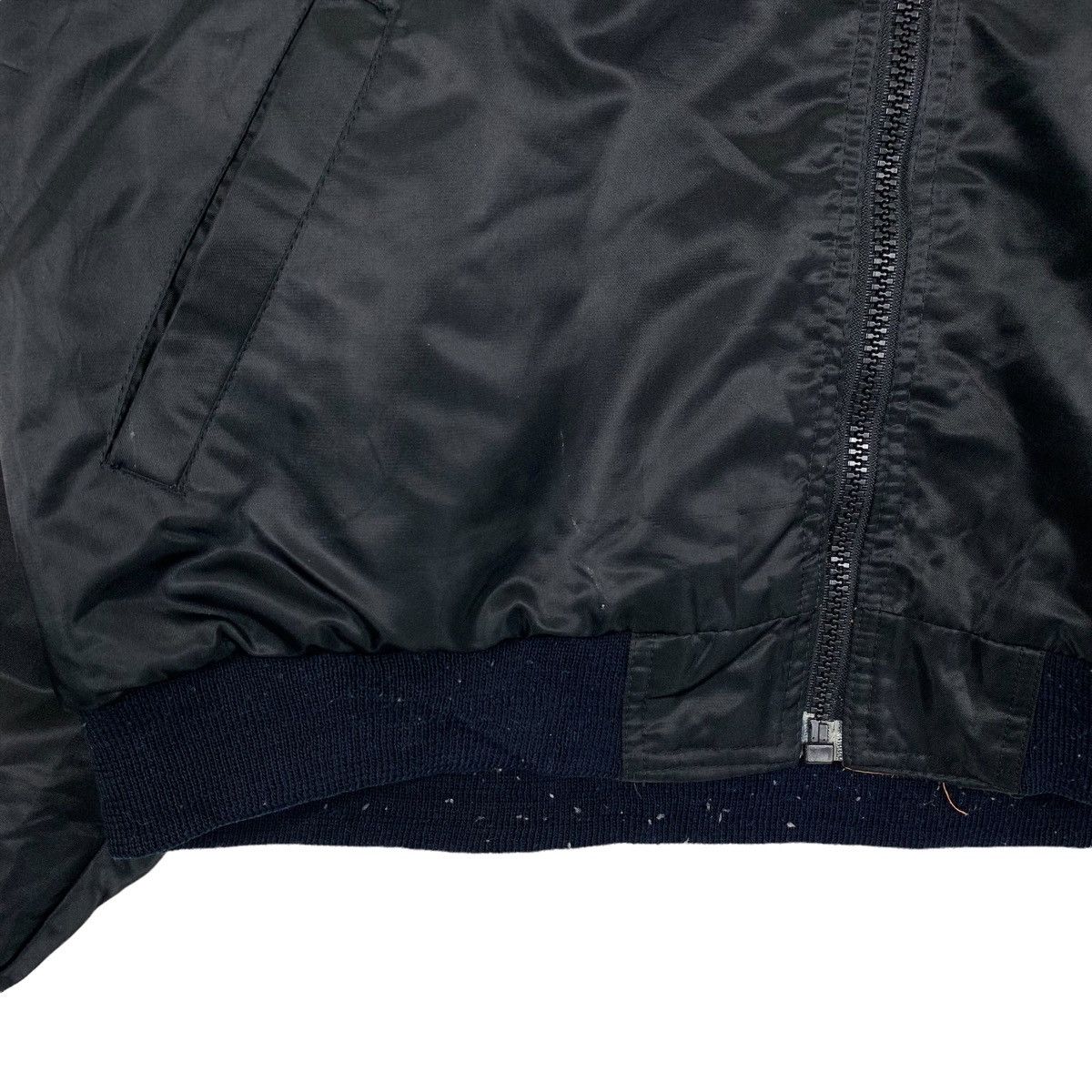 Levi's × Levi's Vintage Clothing × Vintage LEVIS Strauss Usa 1850 Worker Zipper Bomber Flight Jacket Size US XL / EU 56 / 4 - 14 Thumbnail