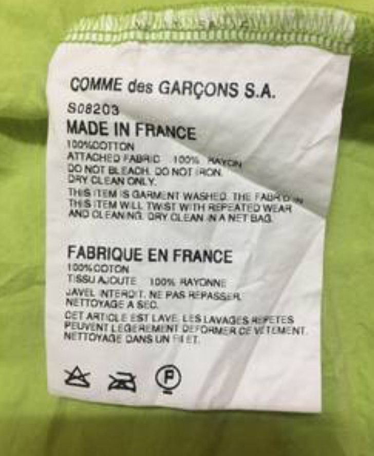 Comme des Garcons 🔥Final Drop 🔥Vintage Comme Des Garcons Made in France Size US S / EU 44-46 / 1 - 4 Thumbnail