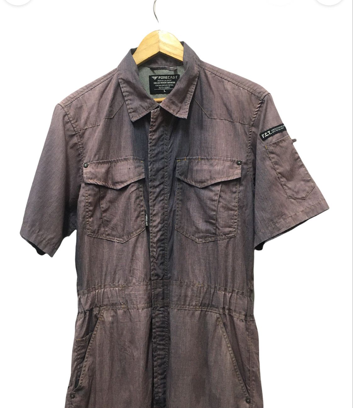 Japanese Brand Rare Vintage Forecast Distressed design Size US 30 / EU 46 - 2 Thumbnail