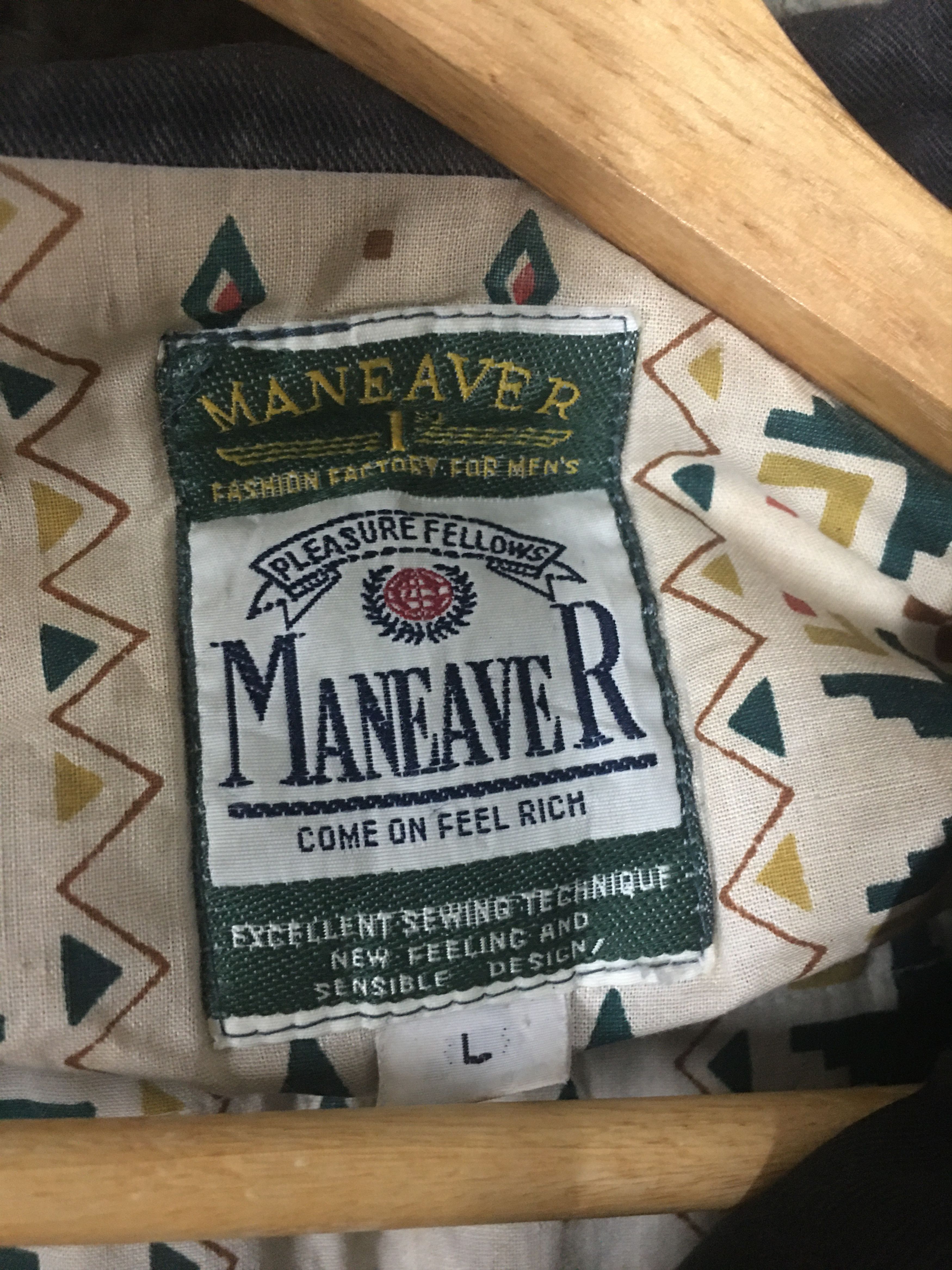 Japanese Brand Vintage Maneaver super boy champs jacket Size US L / EU 52-54 / 3 - 7 Thumbnail