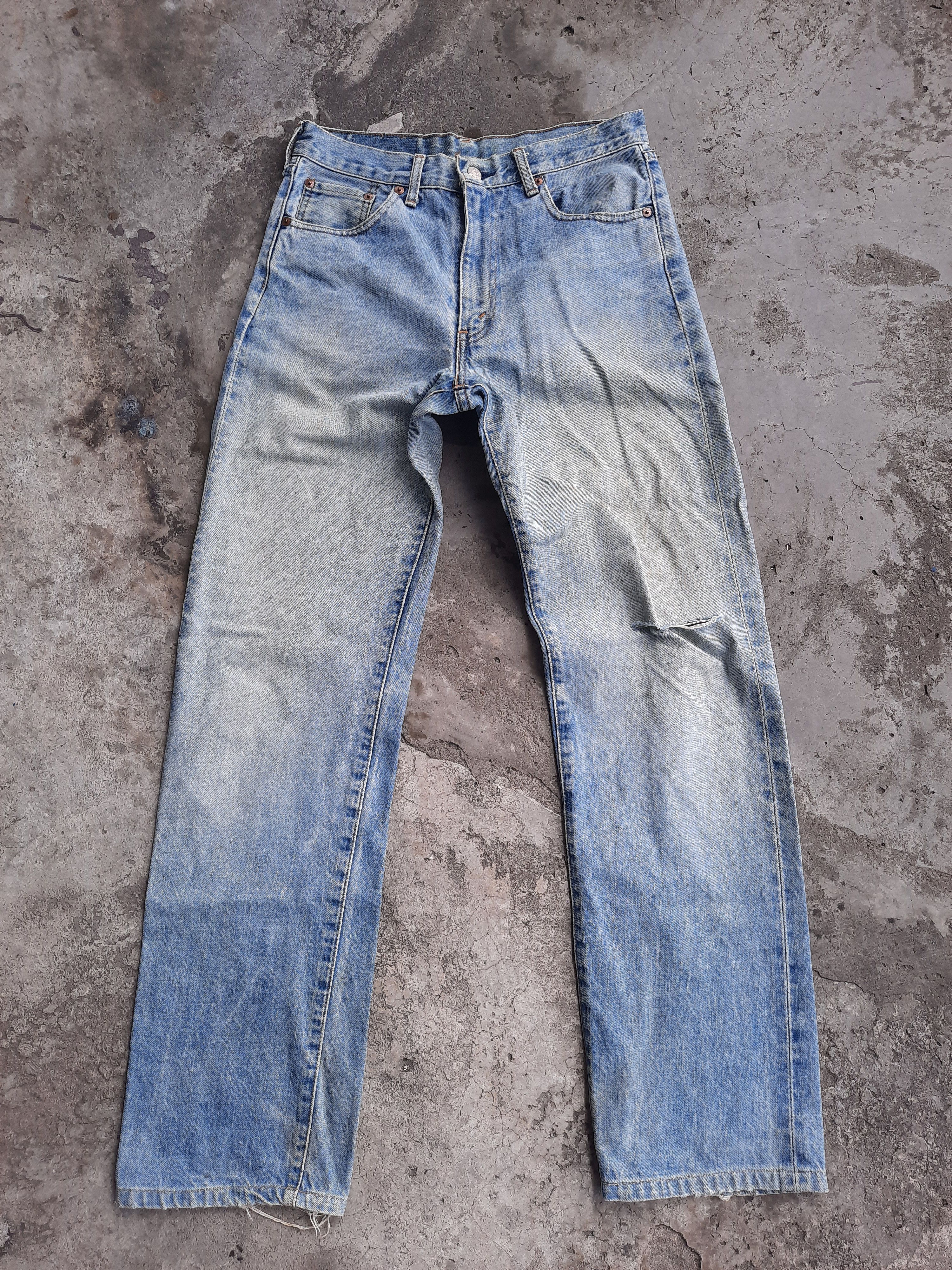 Japanese Brand × Levi's × Levi's Vintage Clothing Levi's 502 Big E Selvedge Vintage Size US 31 - 2 Thumbnail