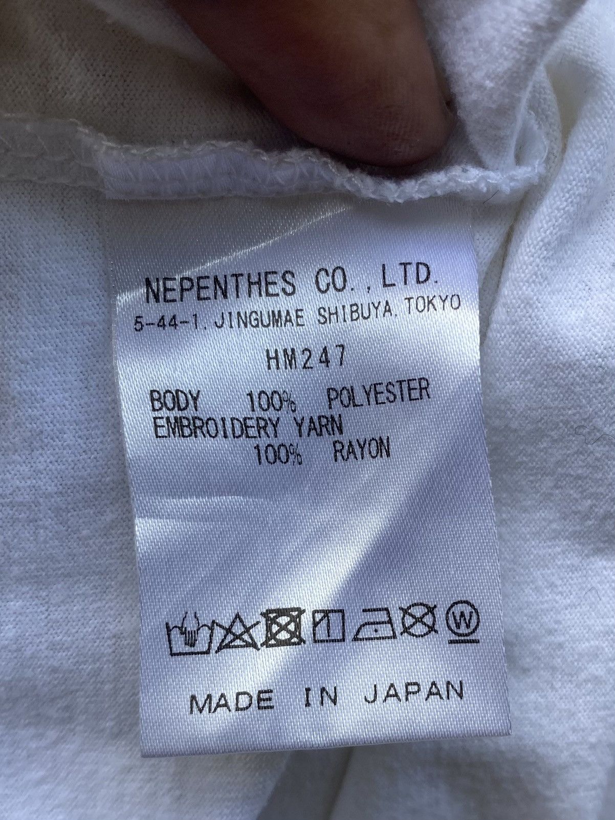 Needles × Nepenthes Turtleneck Lon Sleeves White Needles Rayon Size US XS / EU 42 / 0 - 5 Thumbnail