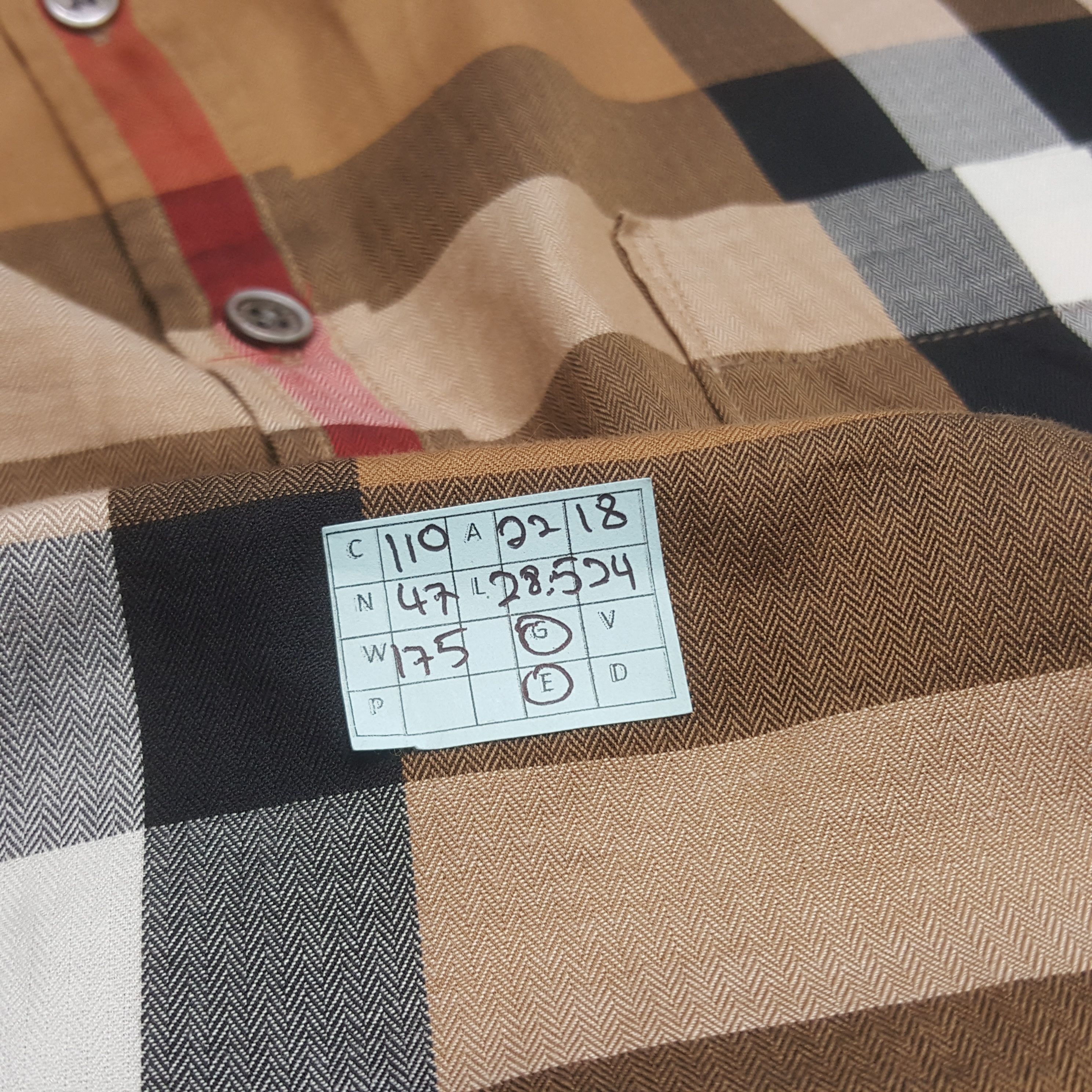 Burberry × Vintage Vintage Burberry Nova Check Long Sleeve Shirt Size US L / EU 52-54 / 3 - 7 Thumbnail