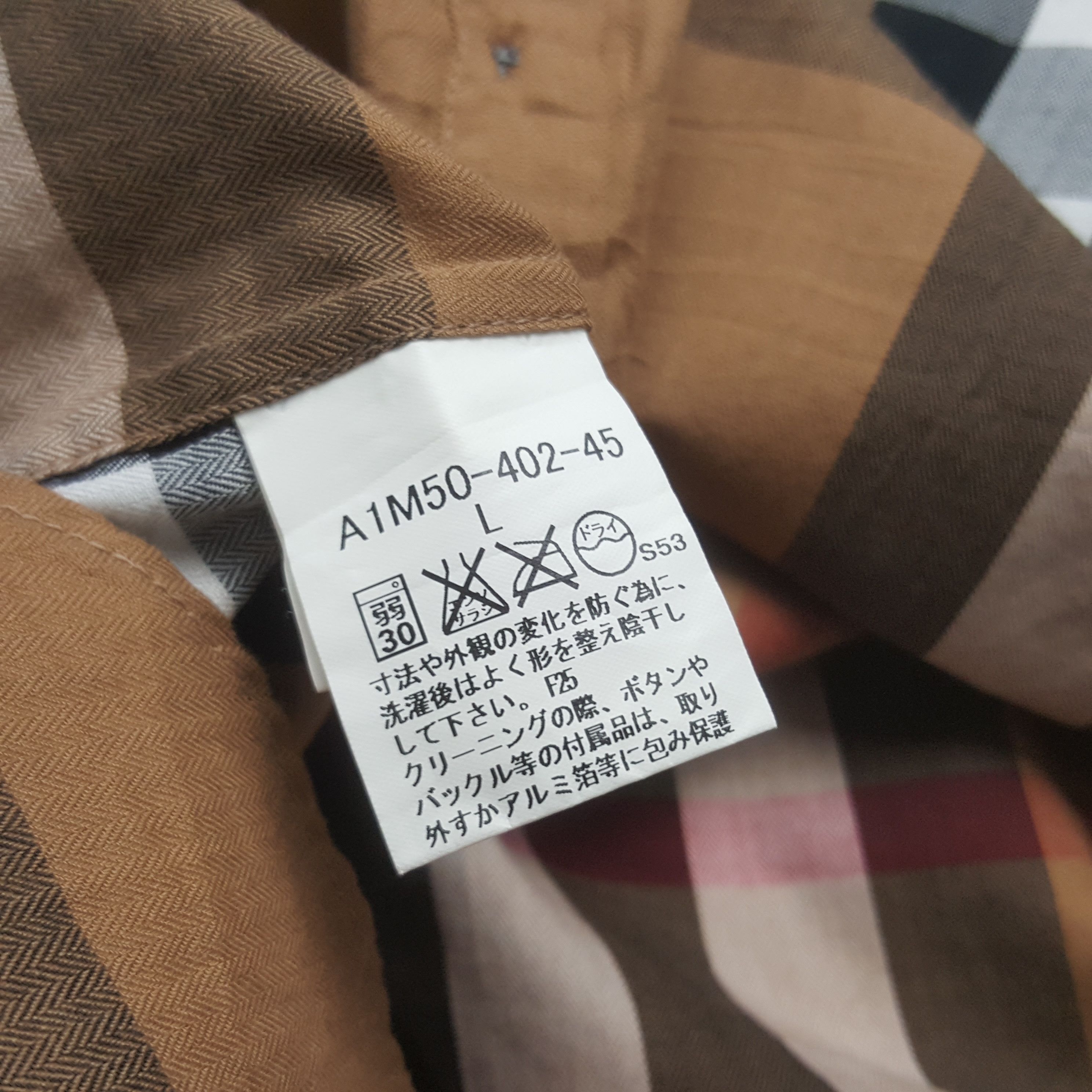 Burberry × Vintage Vintage Burberry Nova Check Long Sleeve Shirt Size US L / EU 52-54 / 3 - 8 Thumbnail