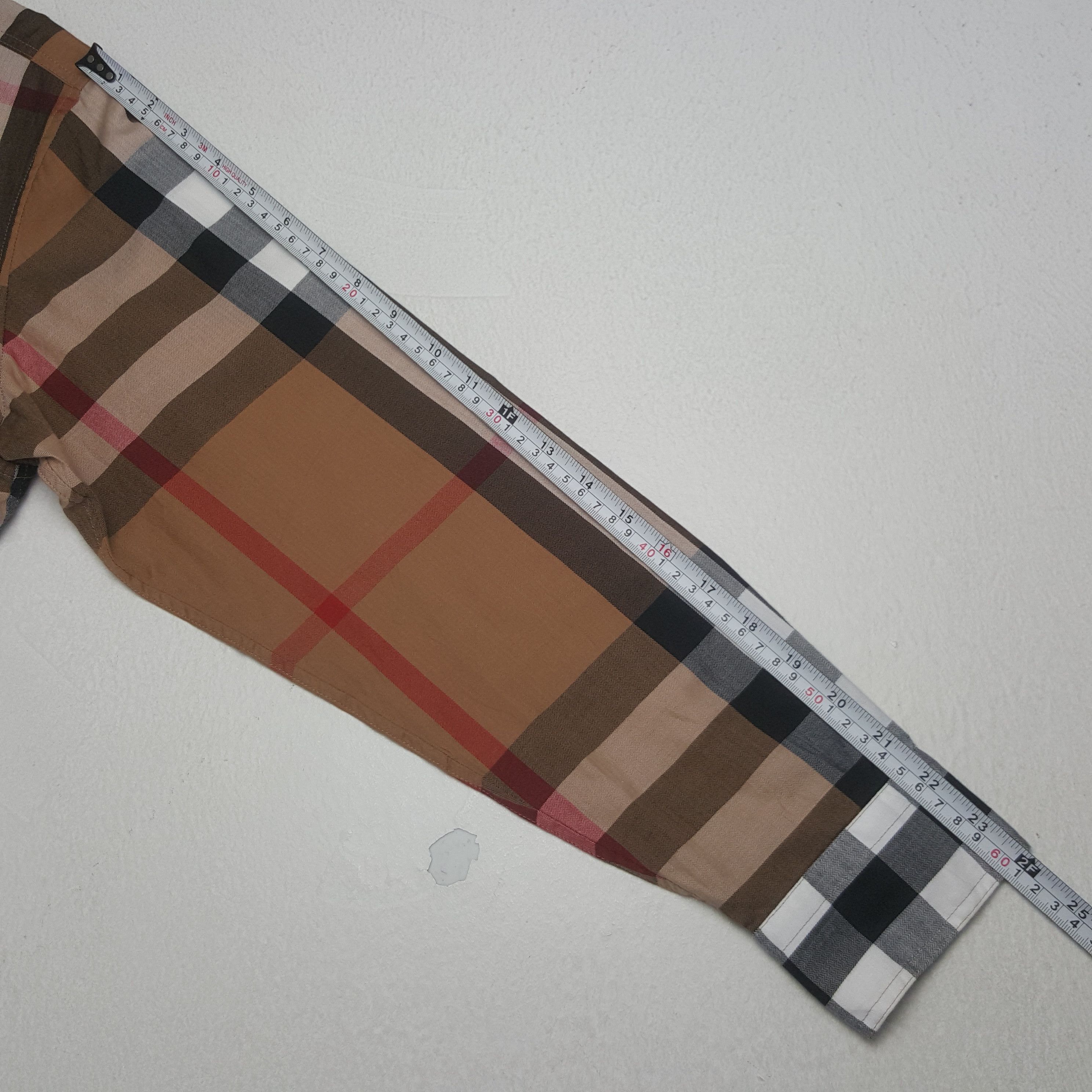 Burberry × Vintage Vintage Burberry Nova Check Long Sleeve Shirt Size US L / EU 52-54 / 3 - 11 Thumbnail