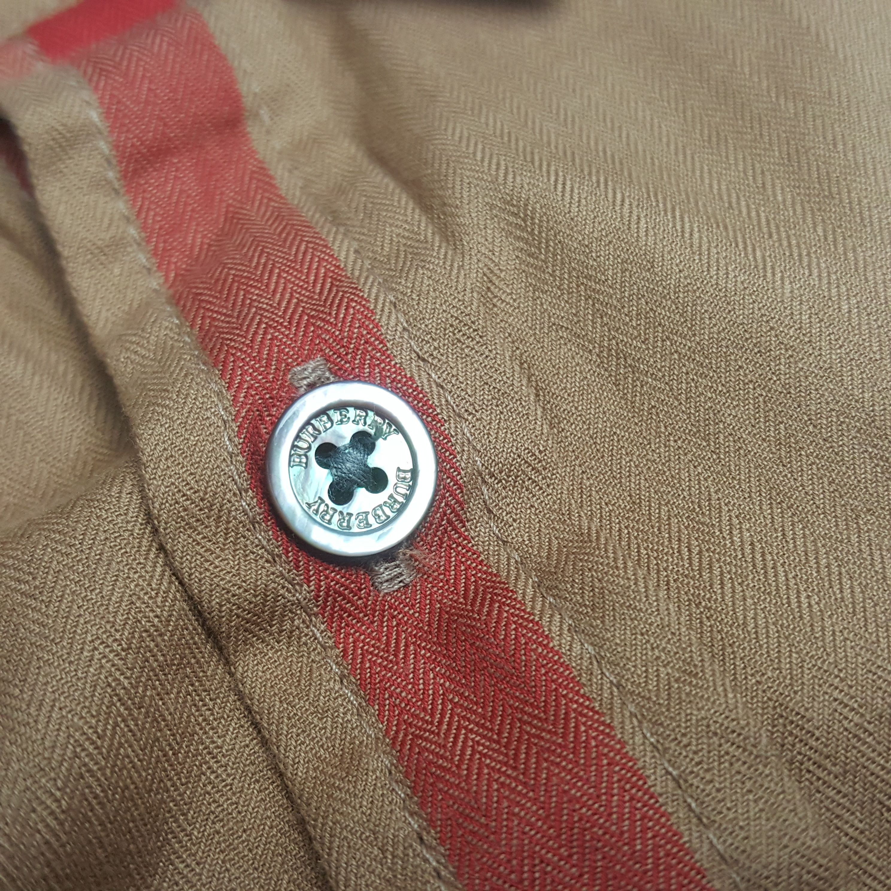 Burberry × Vintage Vintage Burberry Nova Check Long Sleeve Shirt Size US L / EU 52-54 / 3 - 6 Thumbnail